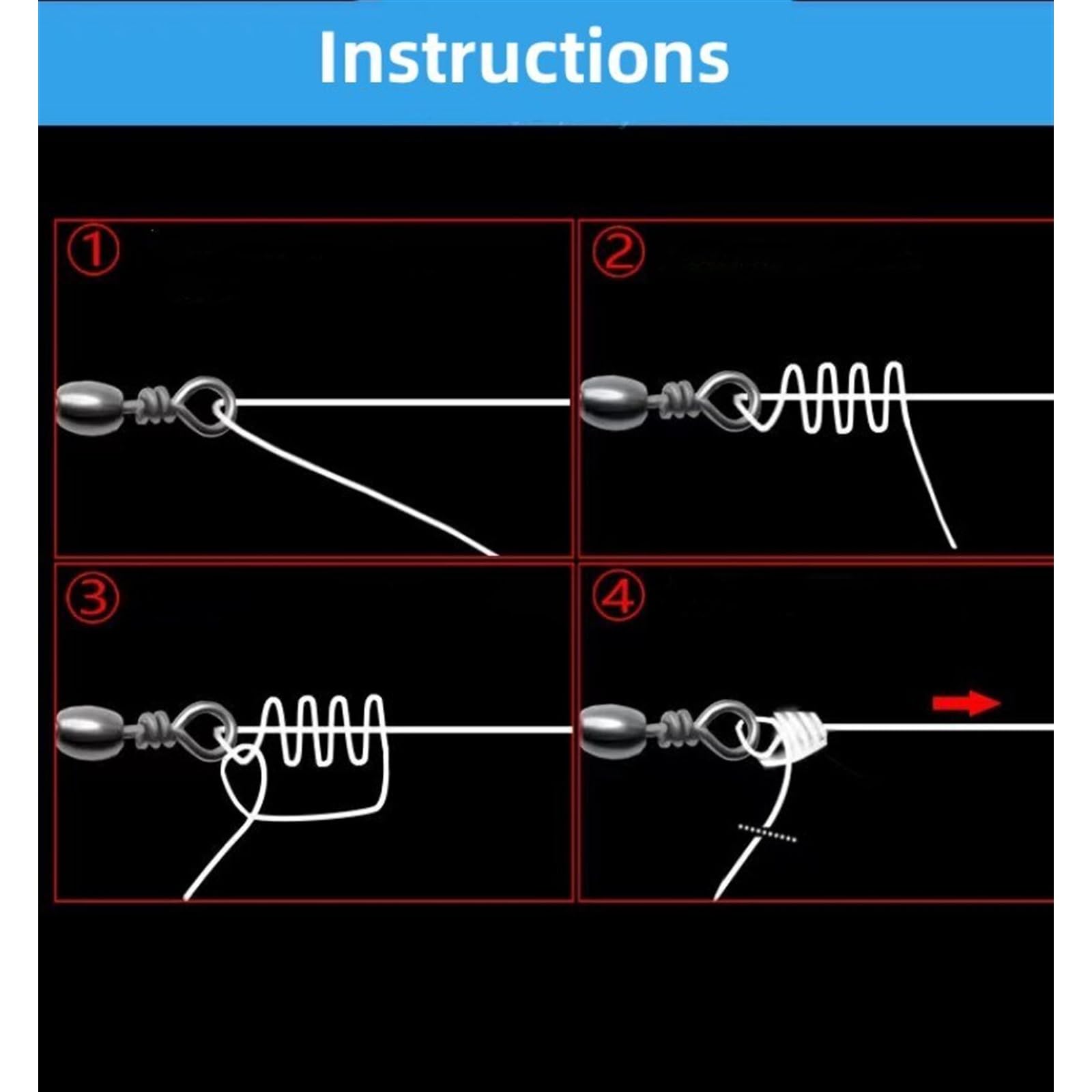 HARAY Angelhaken 4 Größe 100 Teile/Paket Angeln Stecker Pin Lager Rollwirbel Snap Fastlock Clips Angelhaken Angelgerät Zubehör Angelzange