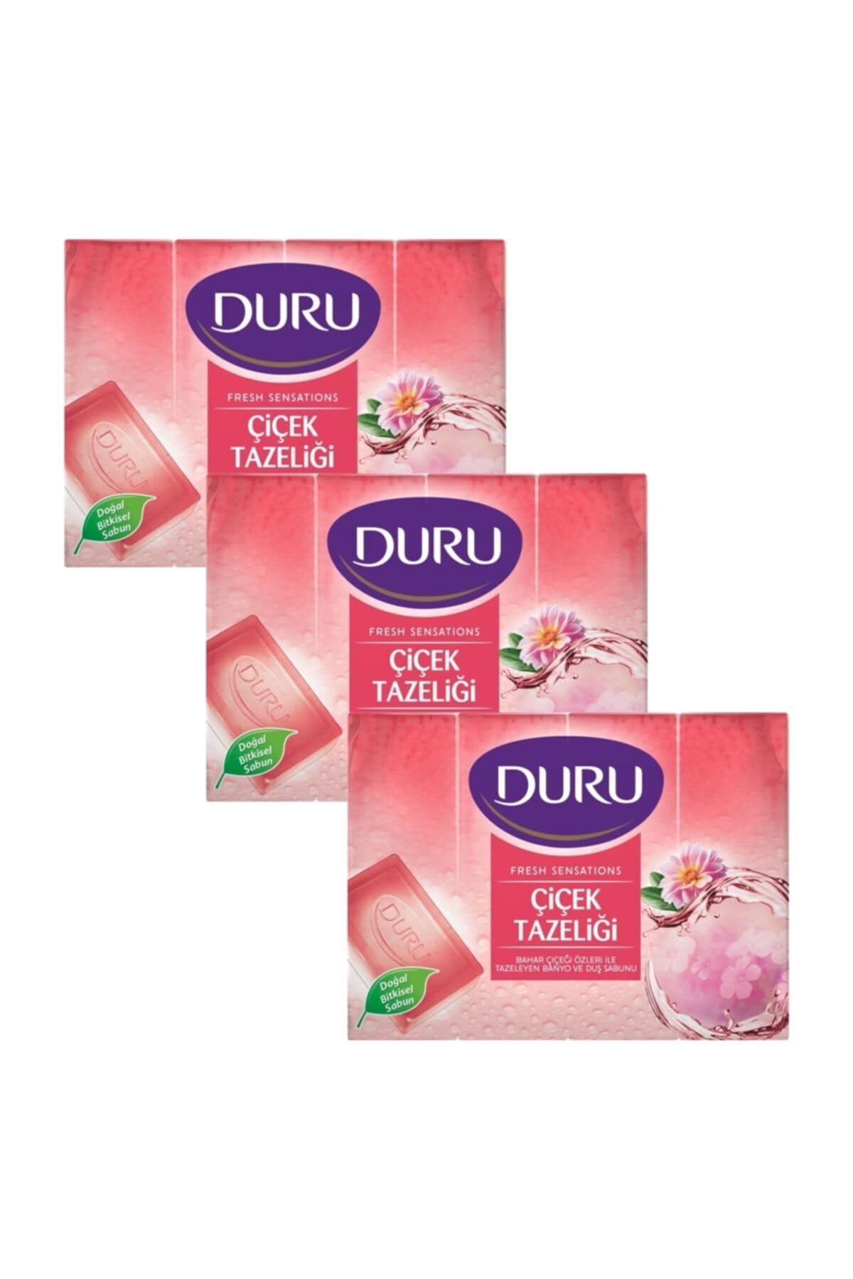 Duru Fresh Sensations Çiçek Tazeliği Duş Sabunu 3X600 Gr