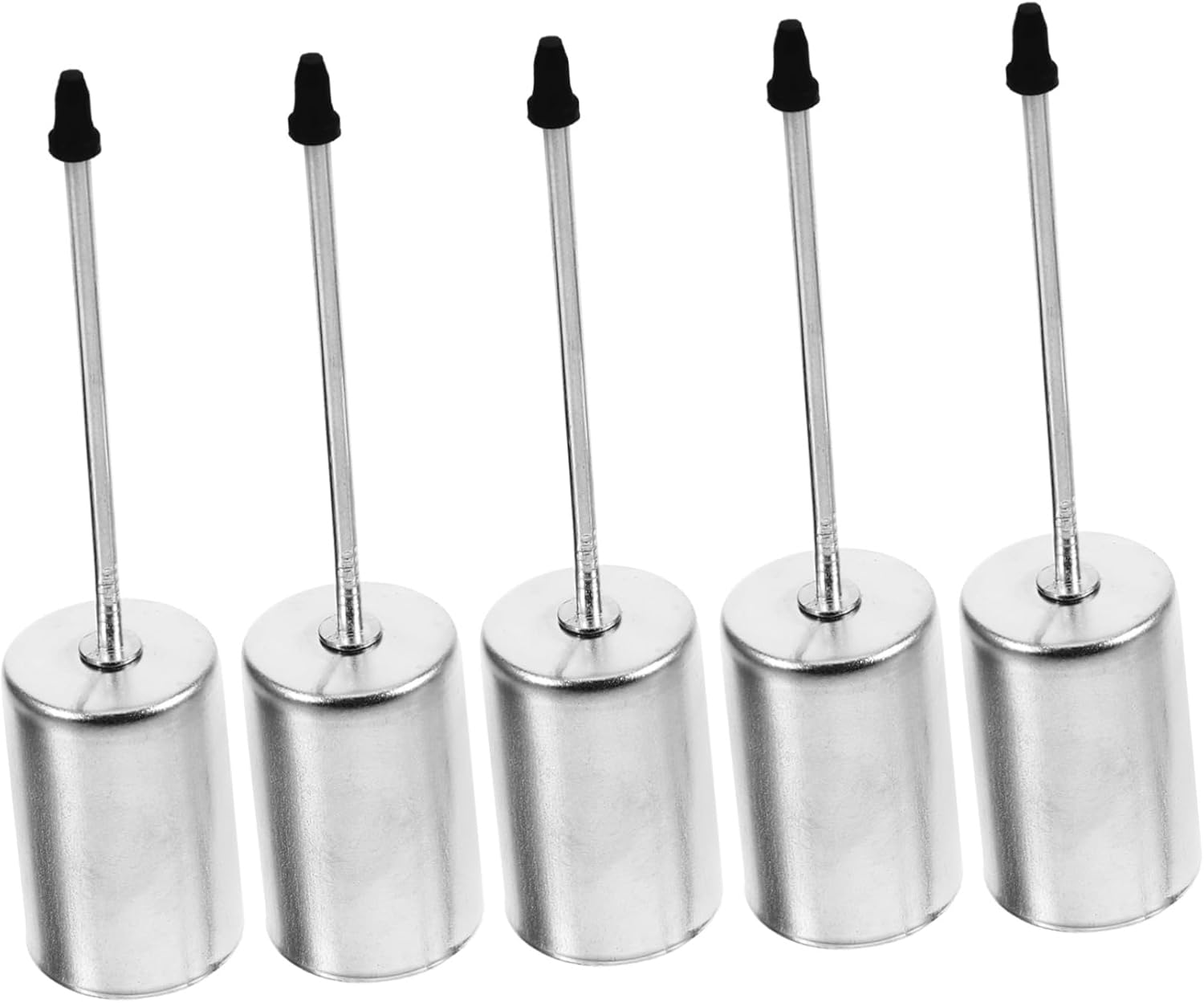 PRETYZOOM 5Pcs Candle Cups with Spike for Christmas Tree Decor Silver Festive Candle Holders for Holiday Party Favors and Table Centerpiece Versatile Seasonal Decoration