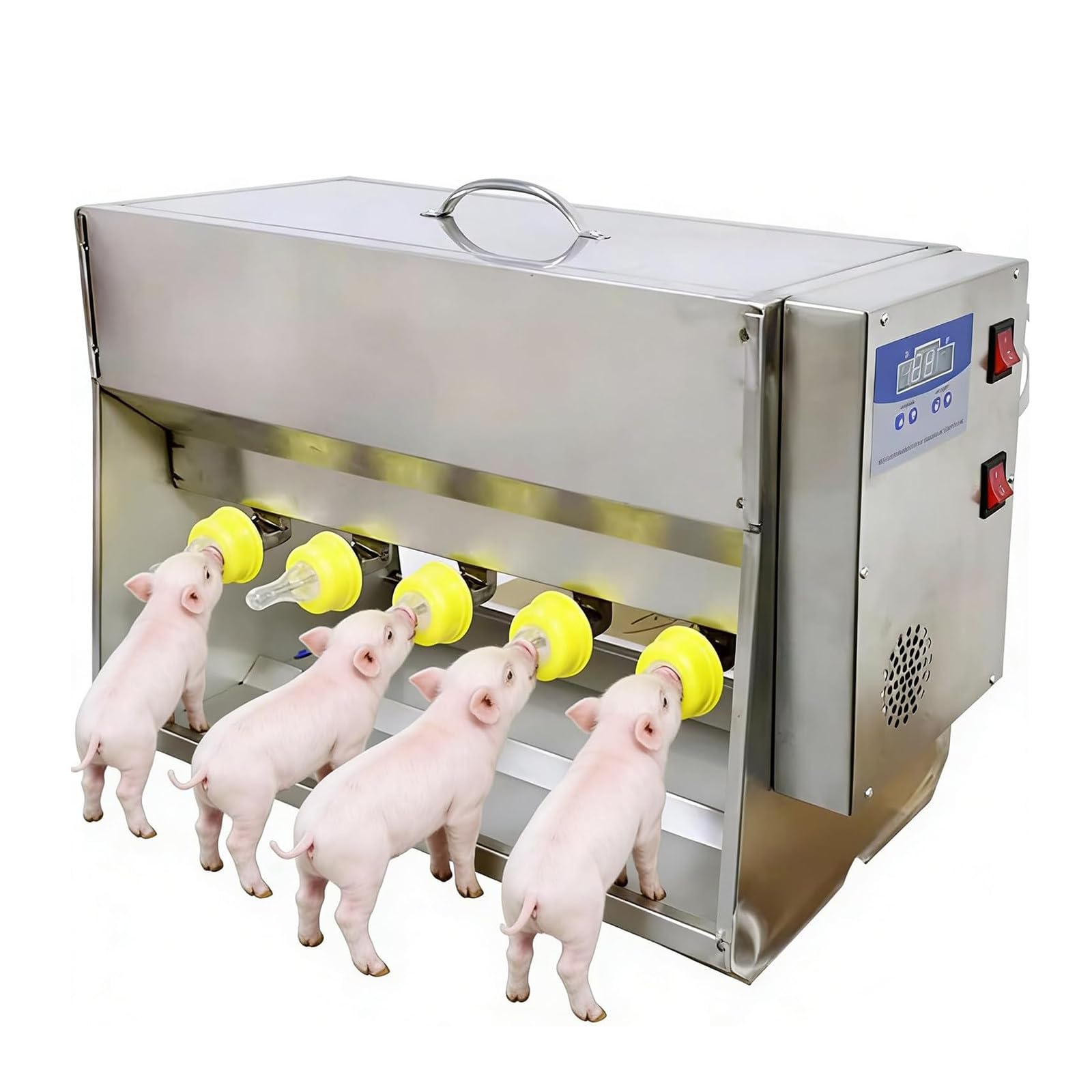 Comedero de leche para lechones, biberones de lactancia para lechones, estación de cuidado de pezones 10/14, solución eficiente de lactancia para animales jóvenes