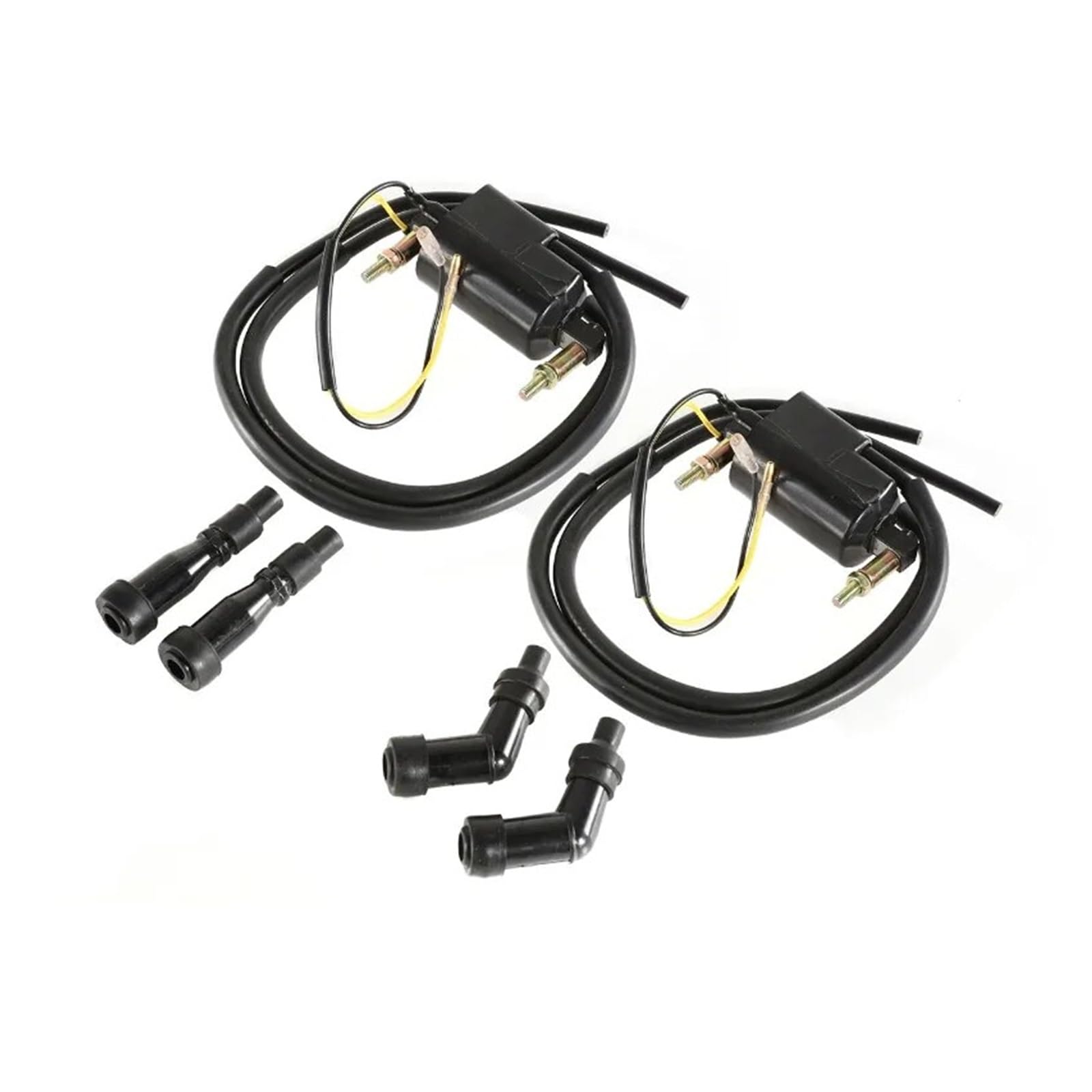 Reemplazo Para Suzuki GS550 GS750 GS850 GS1000 2 Tapas Bobinas Encendido 4 Ohmios 2 Uds Juego Bobinas Encendido Motocicleta Bobinas Encendido