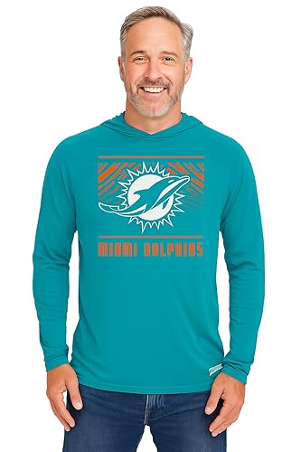 NFL Men's (S-5XL) Team Name & Logo Lightweight Hoodie