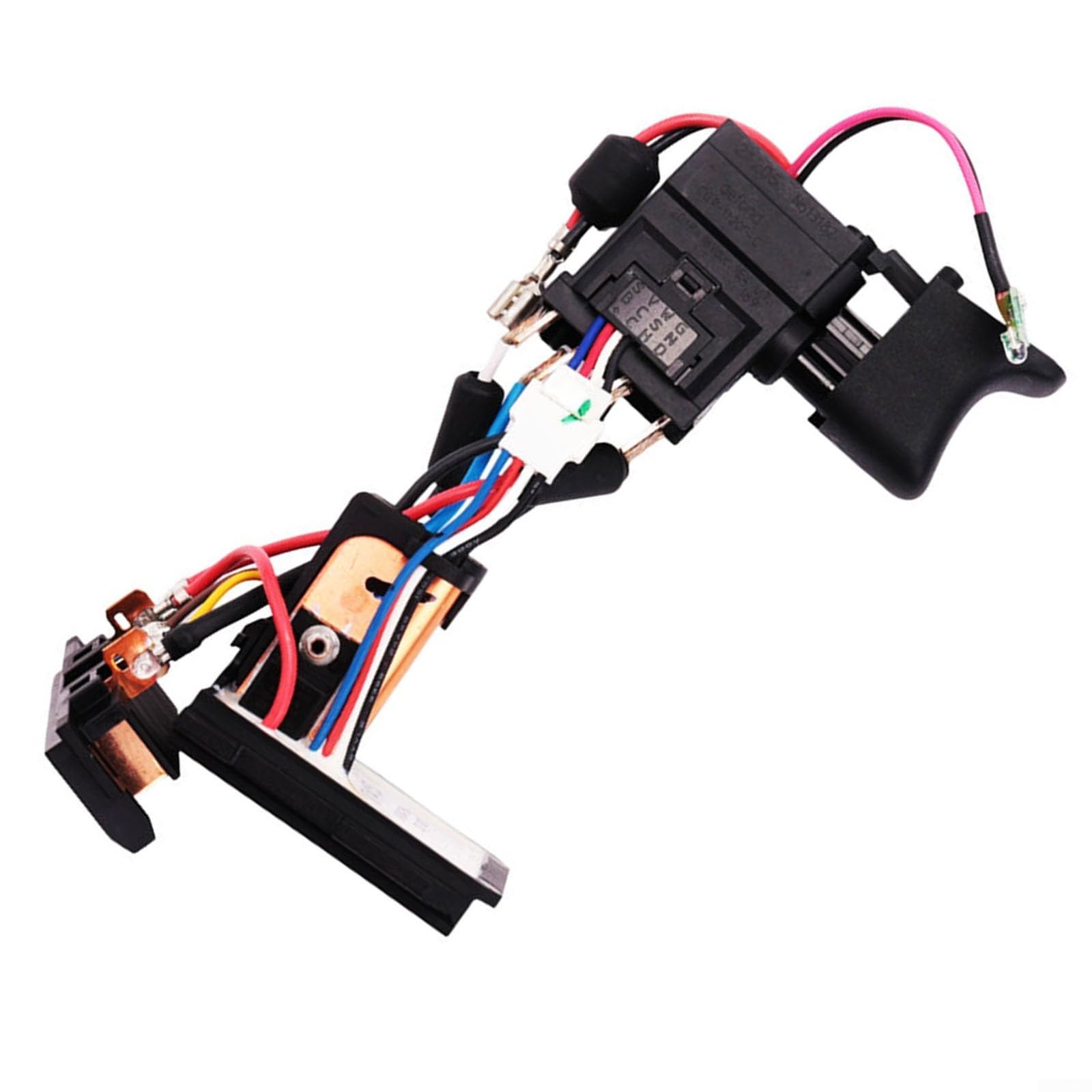 Gruppo interruttore a grilletto per trapano da 20 V per serie DCD780 DCD785 | Parte di ricambio N384361 N268095 | Componente nero in plastica e metalli per utensili elettrici
