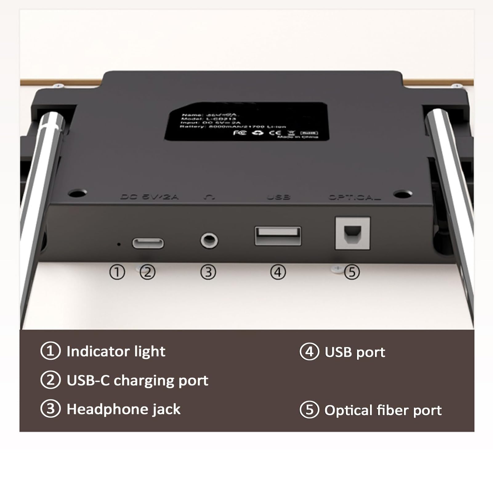 Lettore CD da Parete Lettore Musicale Bluetooth con Display LED | Lettore CD Decorativo con Bluetooth 5.1 Riproduzione USB AUX Telecomando Design a Disco Rotante per Intrattenimento Audio(C)