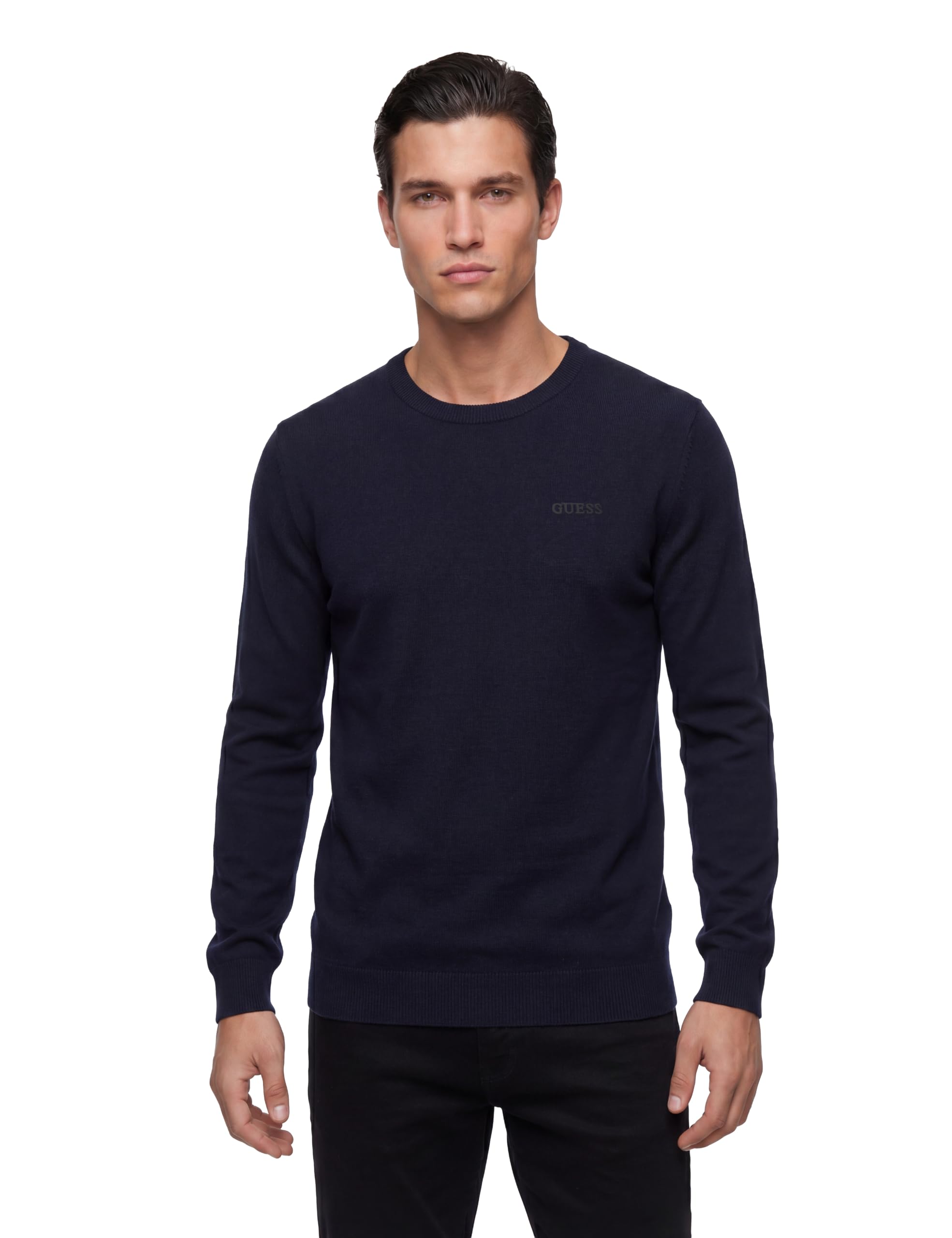 Guess Herren Pullover Marcos Logo Embro