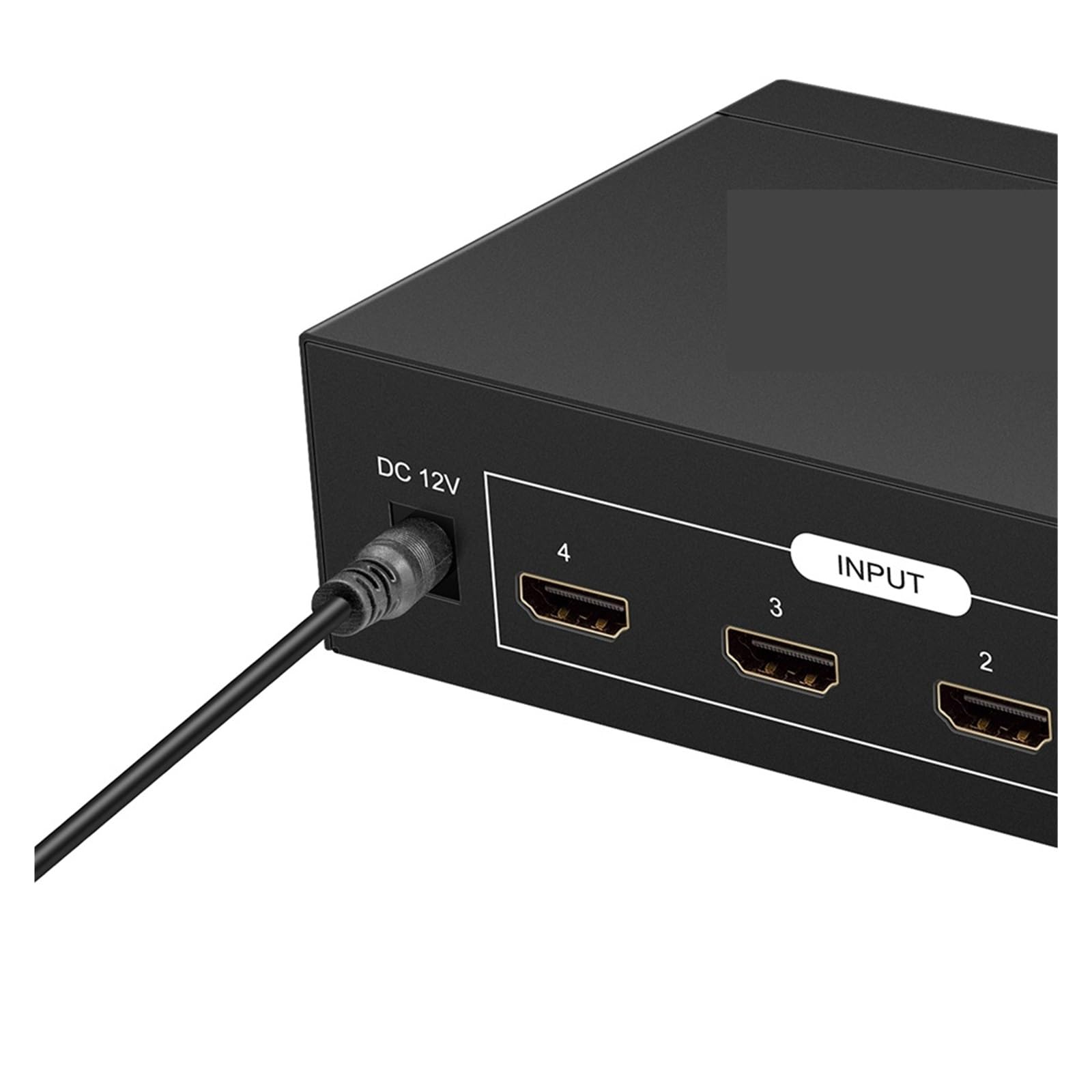 Video Switcher Switch matrice HMI 4x4 4 ingressi 4 uscite 4K@30Hz Switcher con montaggio su rack e supporto convertitore splitter 4Kx2K@30HZ Trasmissione veloce e stabile