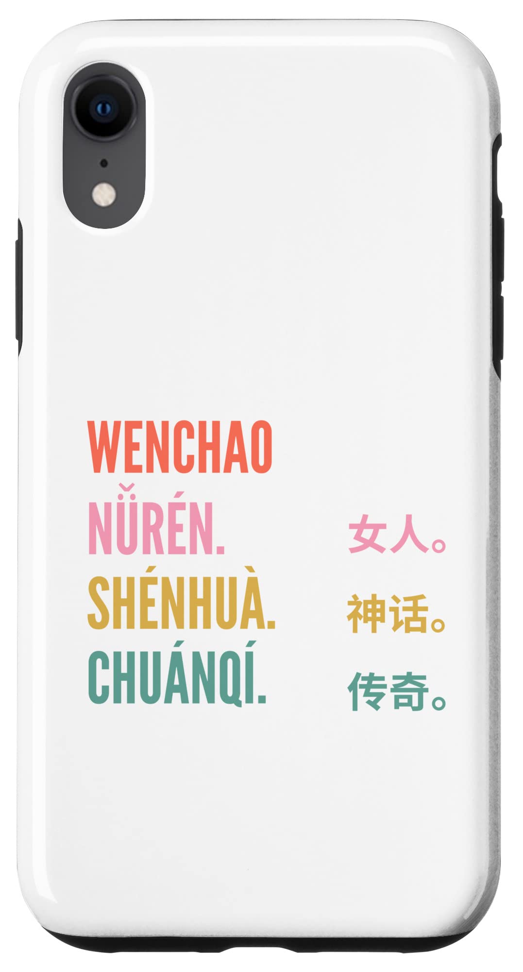 iPhone XR Funny Chinese First Name Design - Wenchao Case