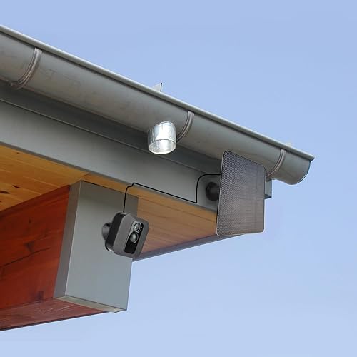 Miniatura 4 de iTODOS Panel solar compatible con Blink Outdoor (3 generación) XT3 y Blink XT XT2 cámara, un panel solar alimenta dos cámaras Blink, con 2 cables