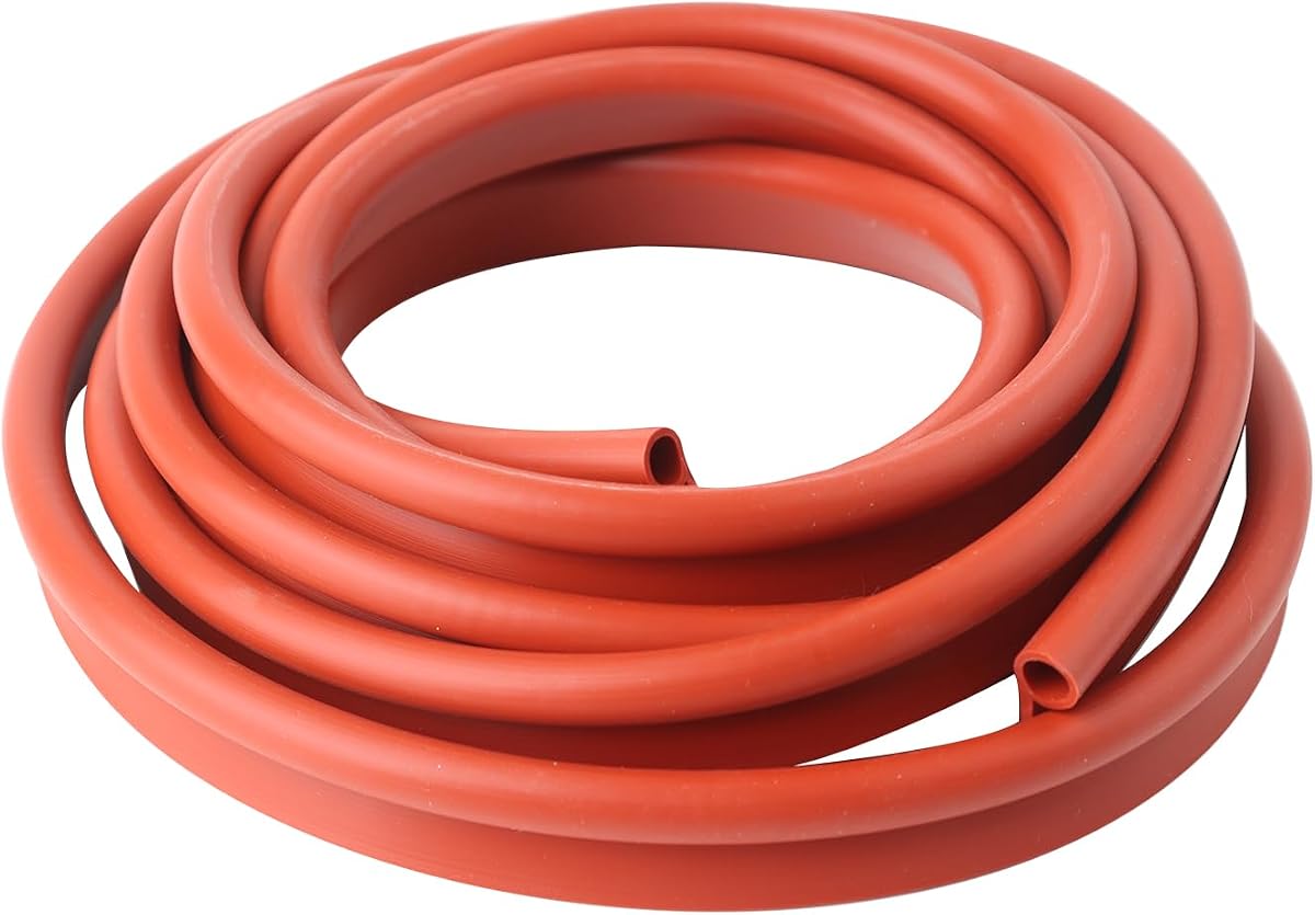 13ft Silicone P-Gasket Seal, Thick 7/16" Wide 7/8" | High-Temp Gasket Seal Replacement for Smoker Door Seal Barbecue Smoker Door