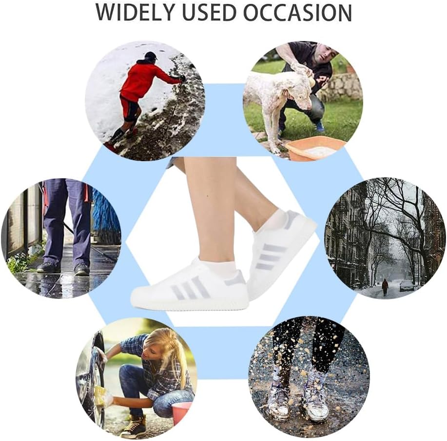 VBoo Waterproof Silicone Non-Slip Rain Shoe Covers image 2
