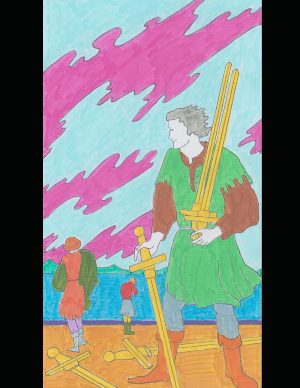 Scots Gaelic-English bilingual Tarot colouring book (Tarot Translations)
