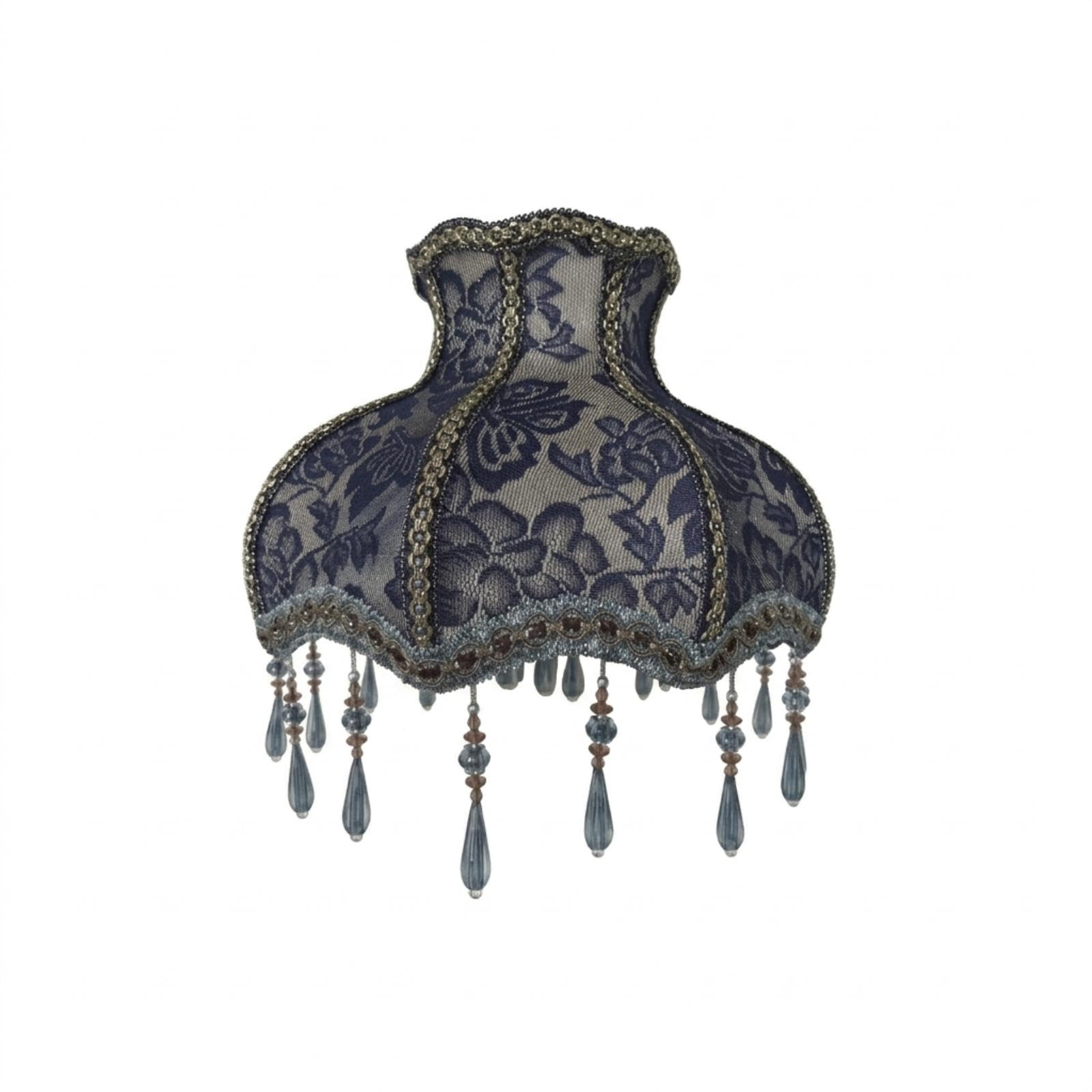 Lamp Shade Vintage Lampshade Shabby-Chic Textile Lampshade for Bedroom, Living Room, Dressing Table Style L-image-23