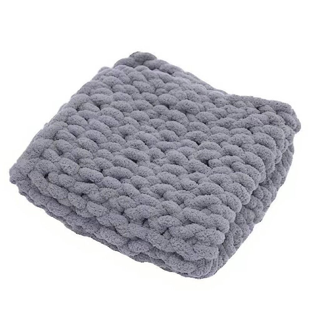 Lanas para Crochet,Hilo Crochet Ovillo de 250 g hilo chenilla multicolor for tejer y hacer crochet, mantas, cojines, grueso suave, cálido for, bufandas(Light blue)