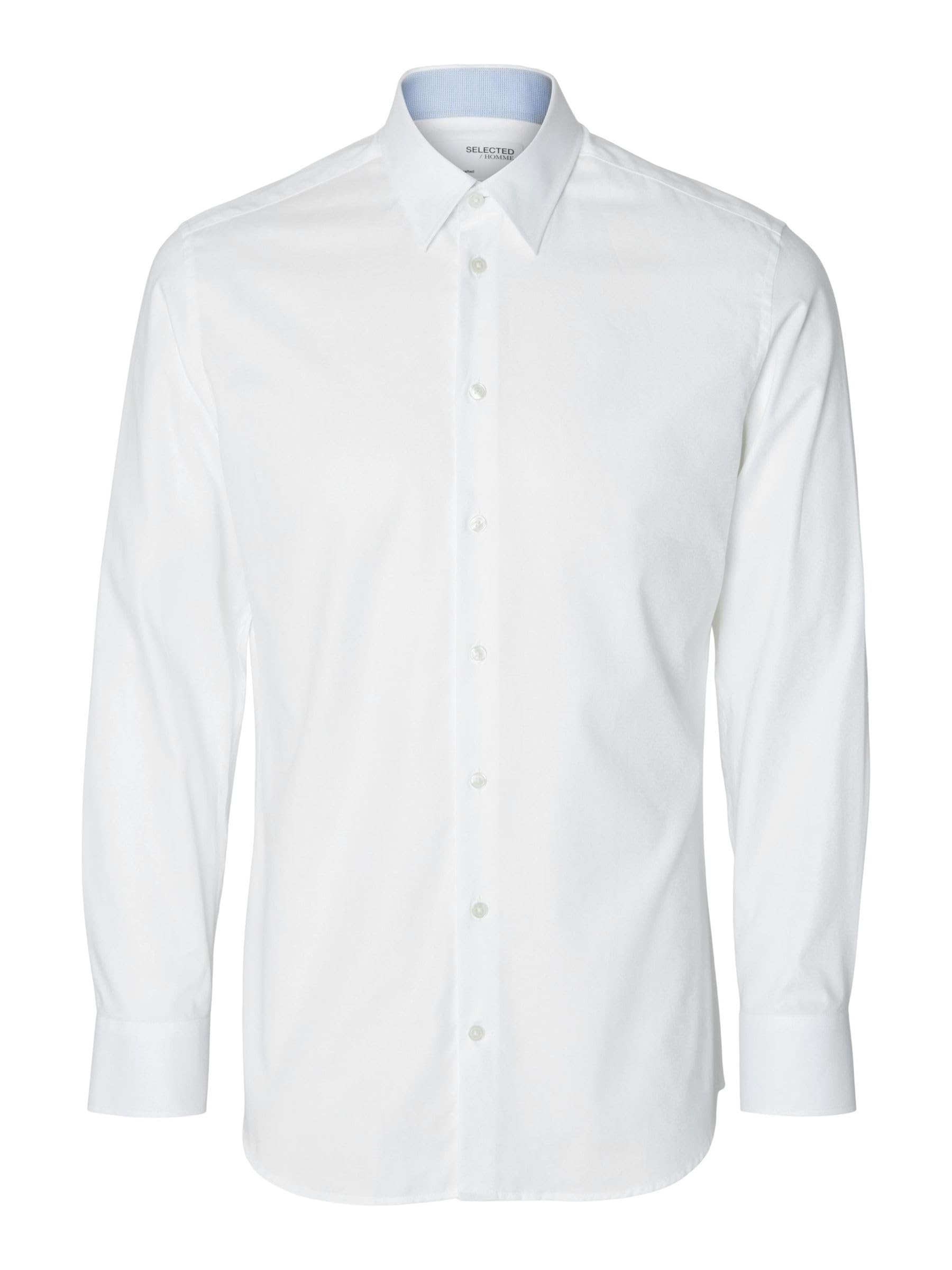 SELECTED HOMME SLHSLIMSOHO-Detail Shirt LS NOOS, White, L