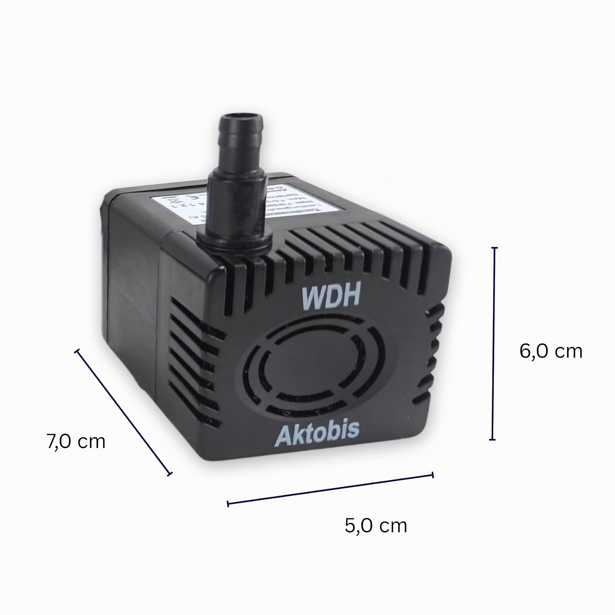 WDH-KP40 pompa di condensa/pompa sommersa automatica con sensore dell'acqua, 450 L/h, prevalenza 3 m, mini pompa per deumidificatore, asciugatore edilizio, cantina