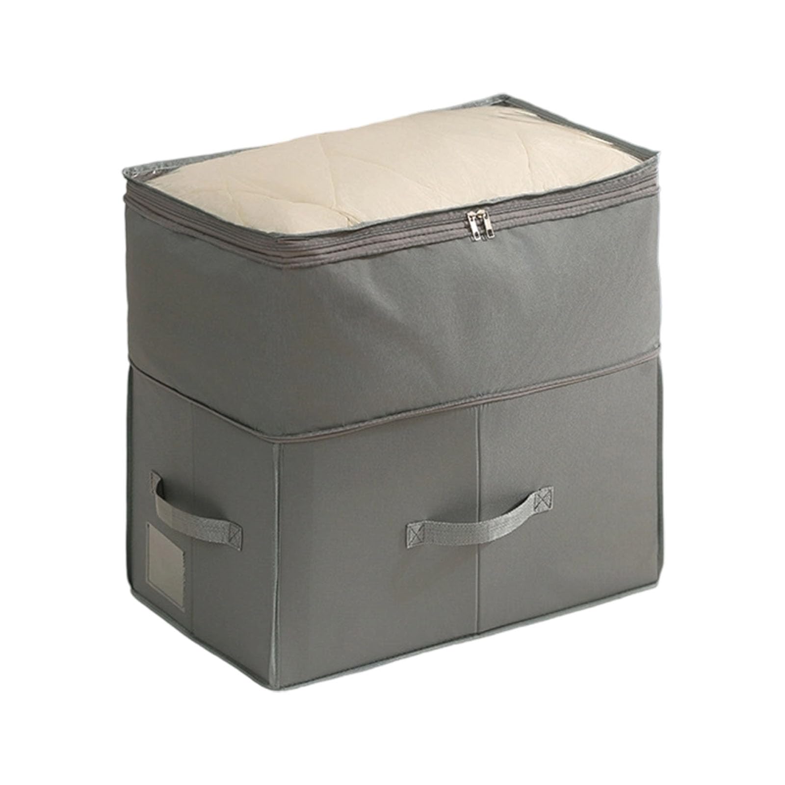 Tsophreniq Multipurpose Organiser Box with Dustproof Lid Oxford Fabric Foldable Storage Container for Home Bedroom Wardrobes Foldable Storage Box