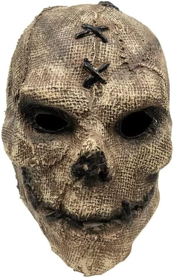 Bulex Scary Skull Mask Horror Ghost Devil Scary Face Creepy Latex Halloween Masquerade Party Cosplay Headgear Prop