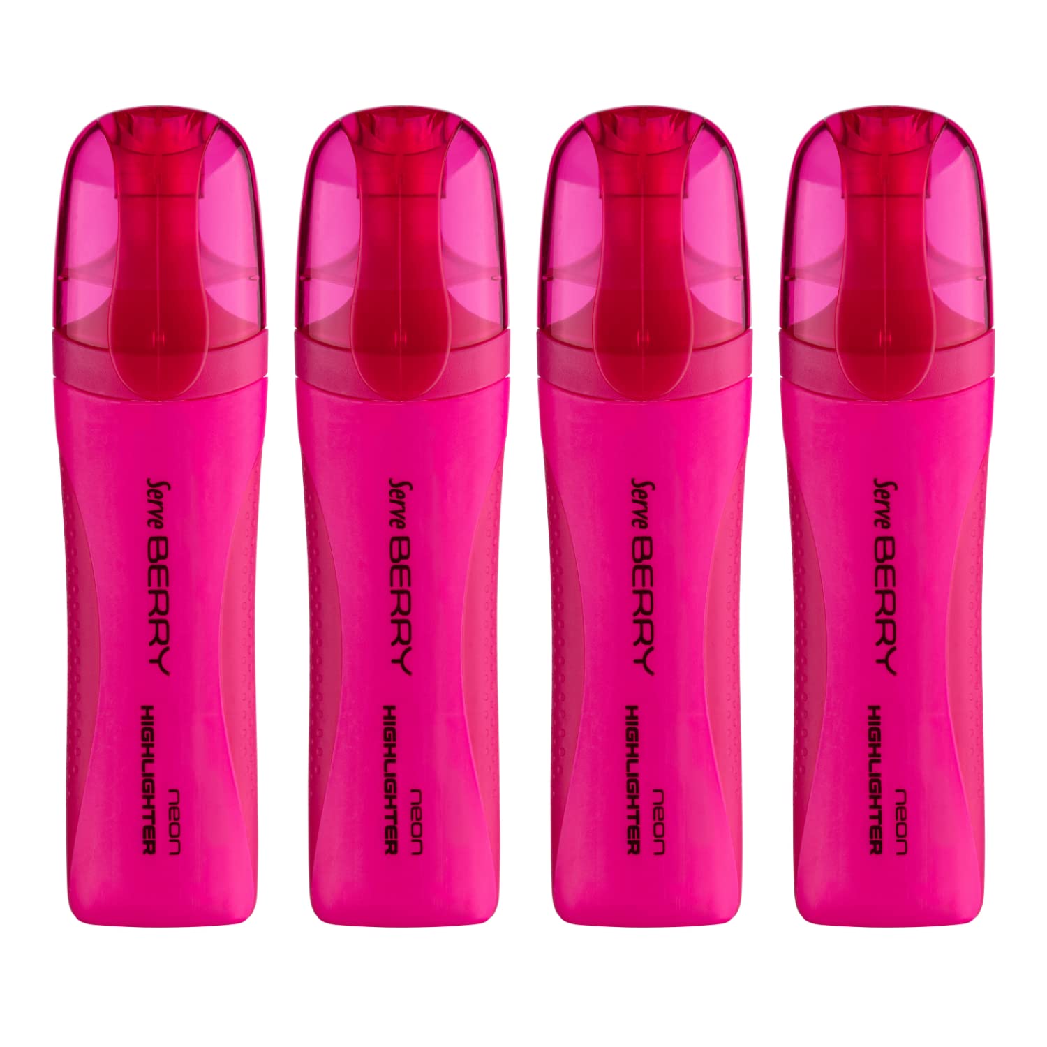 SERVE BERRY FOSFORLU KALEM PEMBE 4LU SET