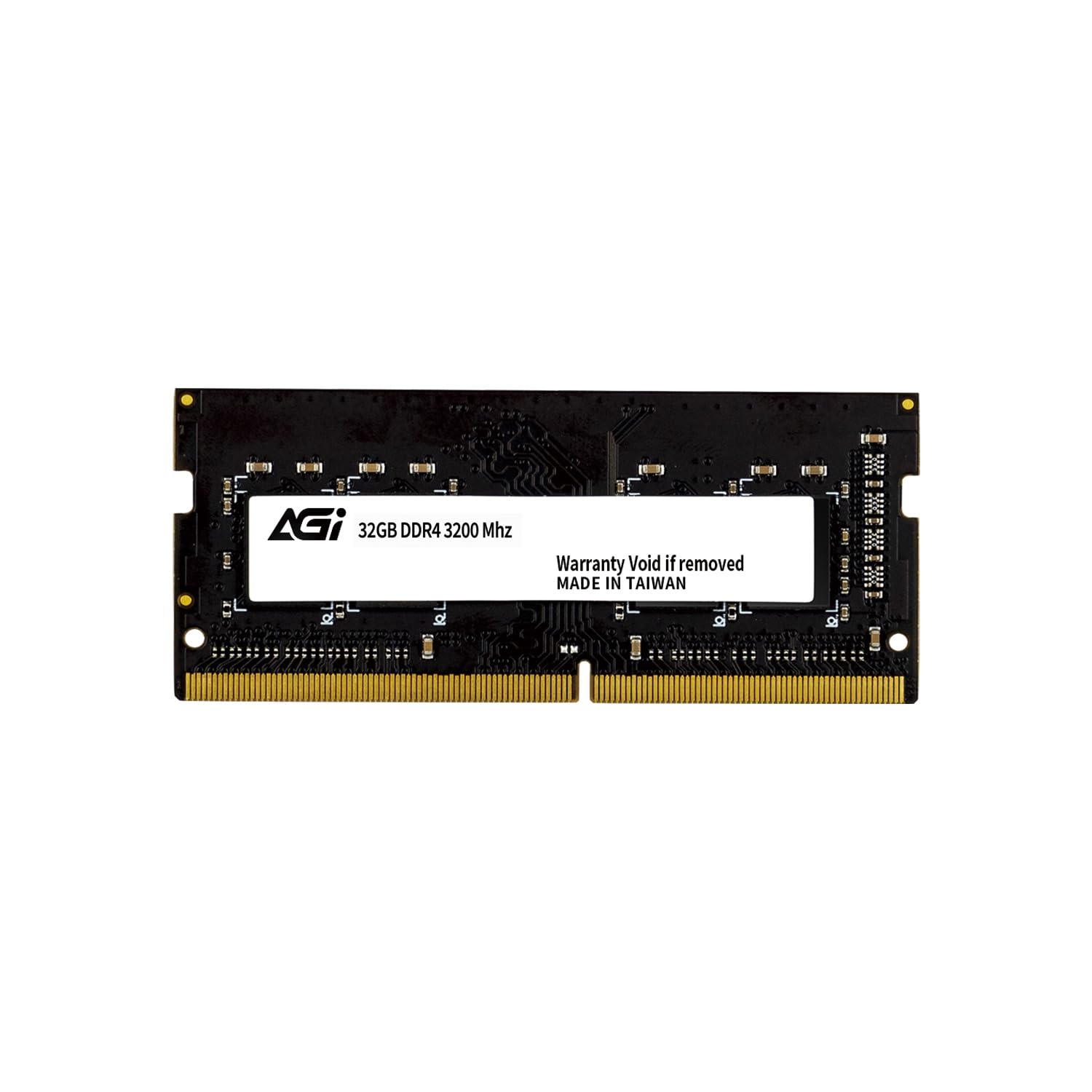 AGI SD138 32GB DDR4 RAM SODIMM 3200 MHz 260 Pin Arbeitsspeicher Laptop | Latenz CL22, Non-ECC Speichermodul, Zuverlaessiges Hardware Upgrade voll kompatibel mit Laptops und Notebooks