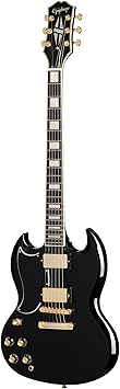 Epiphone Inspired by Gibson SG Custom Lefty, Ebony with Bag