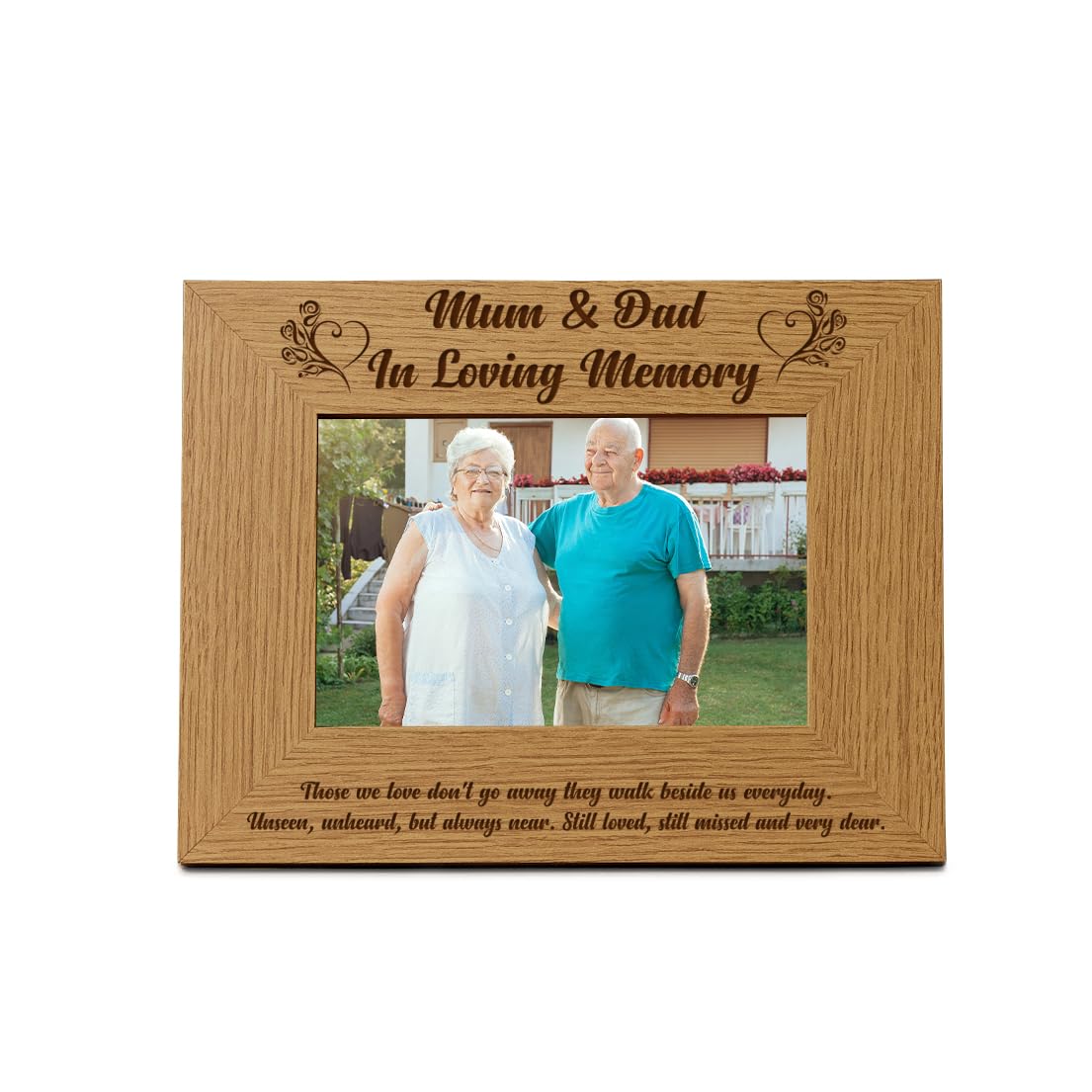 Ukgiftstoreonline Mum And Dad Memorial Remembrance Photo Frame (8 X 10 Inch)