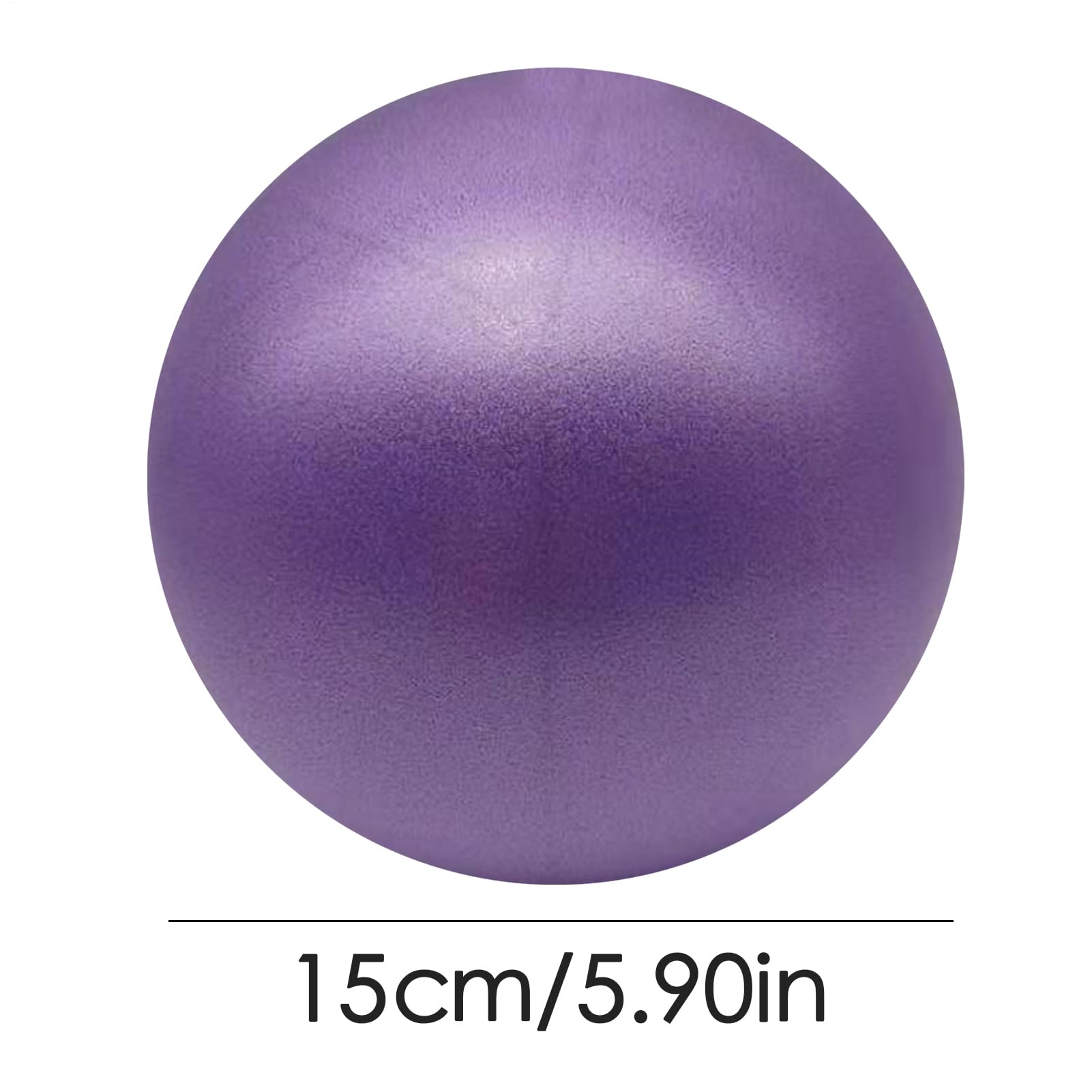 Genérico Pelota De Pilates De 15 Cm, Pelota Pequeña De Fitness con Pajita, Equipo para Gimnasio En Casa, Pelotade Entrenamiento Inflable De PVC para Gimnasia Y Ejercicios De Elevación De Cadera