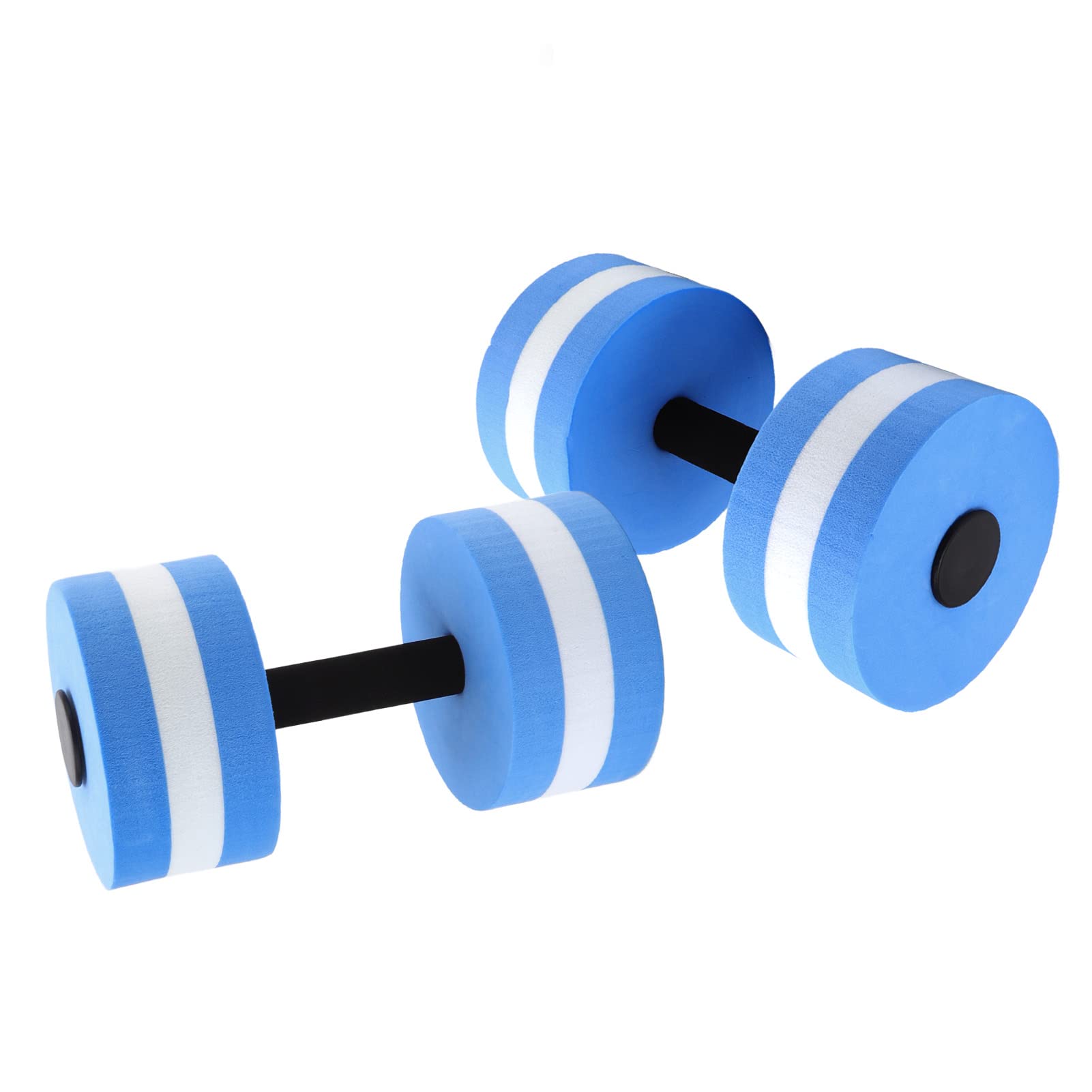 Cocoarm Hantle Pływające na Wodzie EVA, 2 szt. Hantle z Pianki Wodnej, 15 X 27 Cm Lekkie, Wyporne Narzędzie Fitness do ćwiczeń na Basenie Trening Siłowy Rehabilitacja Spa Mężczyźni Kobiety Dzieci