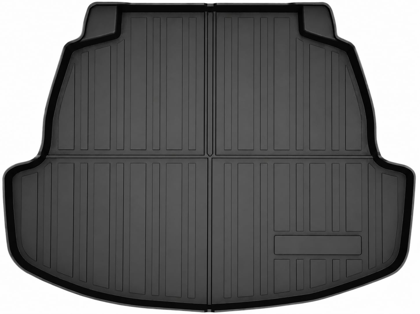 Mixsuper Custom Fit Cargo Liner for Toyota Corolla Sedan &amp; Corolla Hybrid 2020-2026, All Weather Trunk Mat Durable 3D Upgrade Anti-Slip Rear Cargo Mat Trunk Liner Black