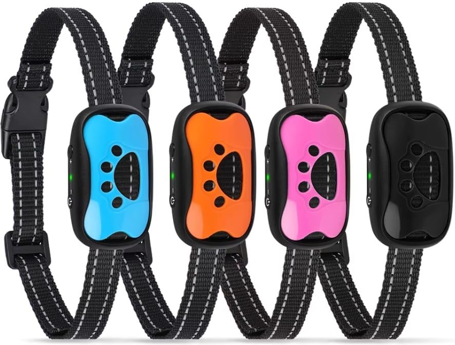 Collare Antiabbaio Cane, Anti Abbaio Ricaricabile per Cani Piccola Media Grande Taglia Regolabile, Dispositivo Per Fermare L'Abbaio Dei Cani Con 7 Sensibilità, Modalità Bip E Vibrazione