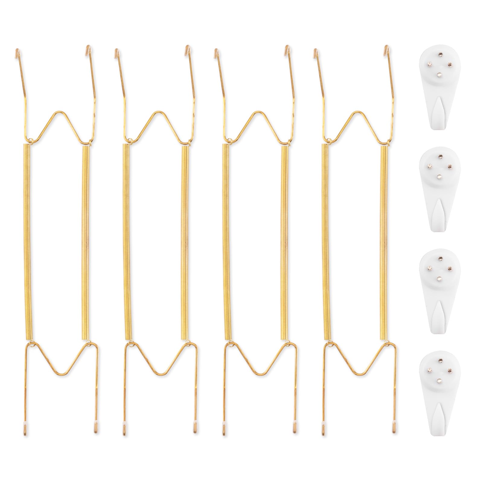 Bilillo 4 Pack Plate Hangers for the Wall, Fits 16-20 inch Decorative Plate