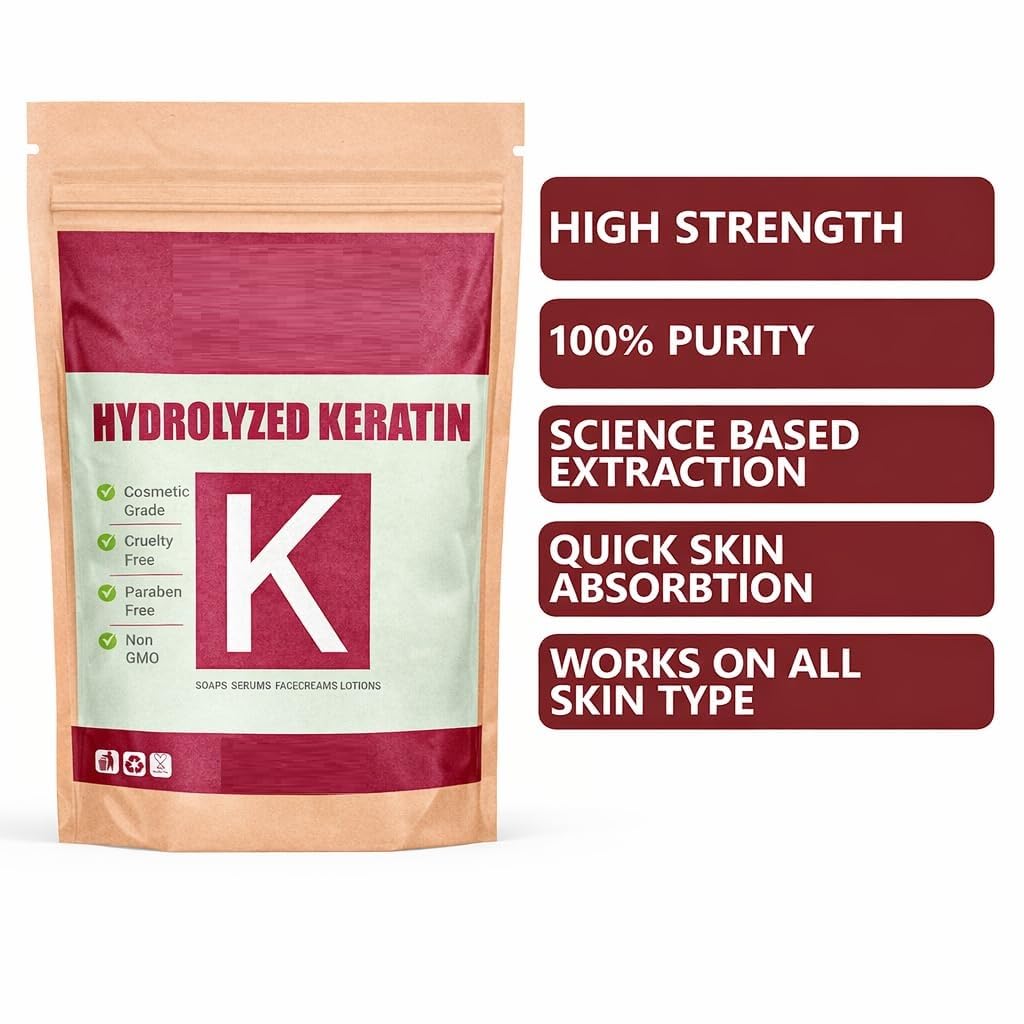 VM Pure Hydrolyzed Keratin Protein Powder 50gm