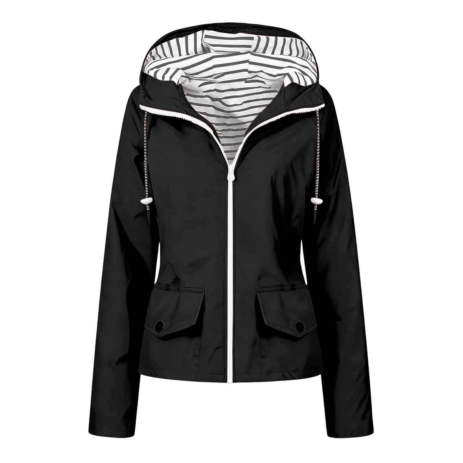 Chaqueta informal para uso diario, ligera, transpirable y de corte moderno, mujer, ideal para primavera y otoño