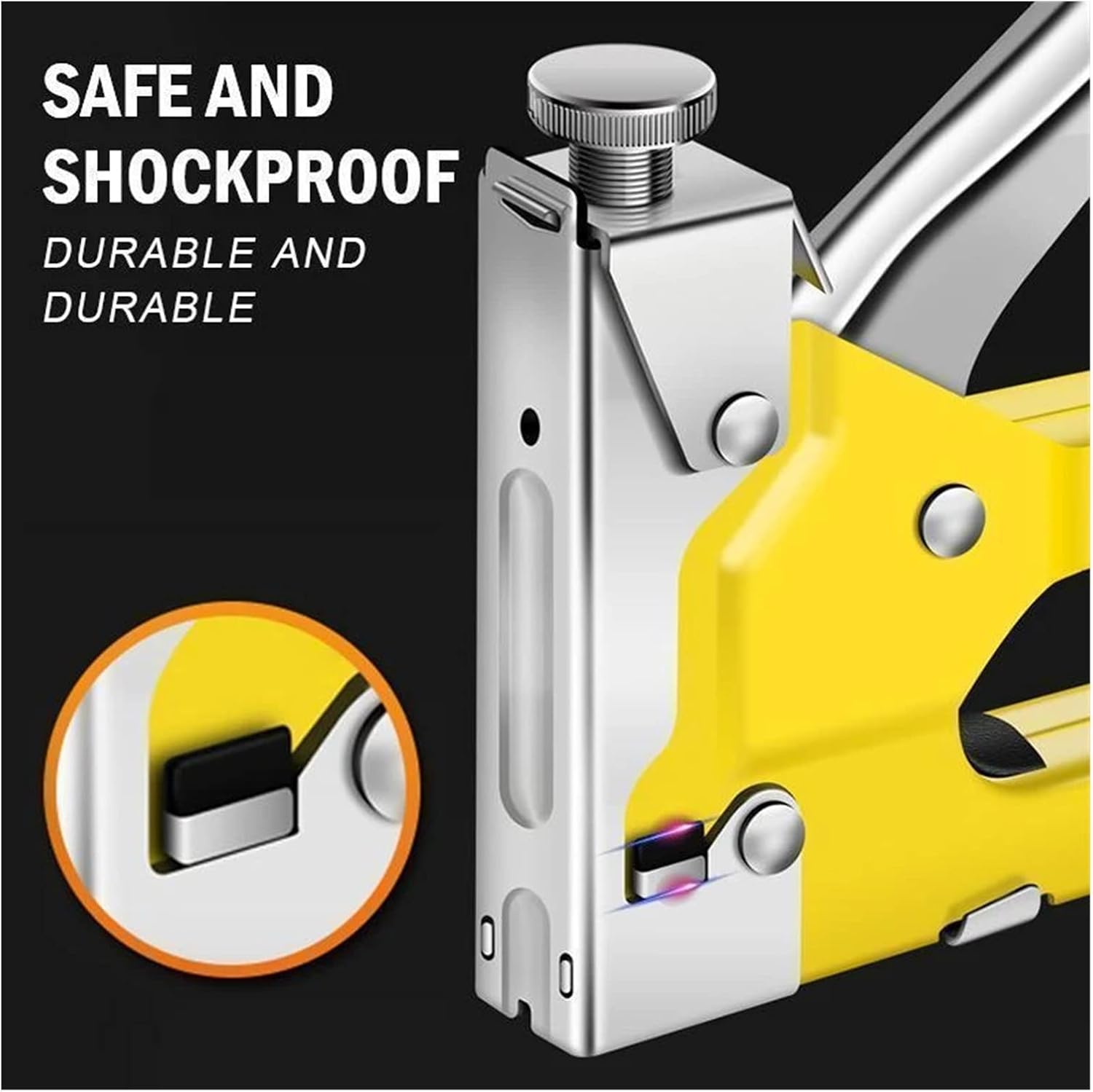 ing Nail 3 in 1 Nail Shooter Stainless Steel Stapler Staple Nailer Furniture Wood e StaplerHand Tool 600pc Staples