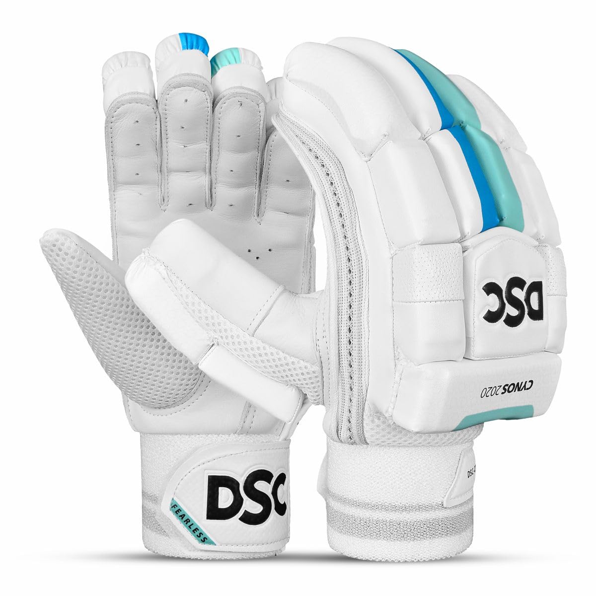 DSC Cynos 2020 Cricket Batting Gloves | Color: White | Size: Junior LH | Material: PU/Leather | for Men & Boys | Lightweight | Moisture Absorption | Fibre Reinforced Protection-image-25