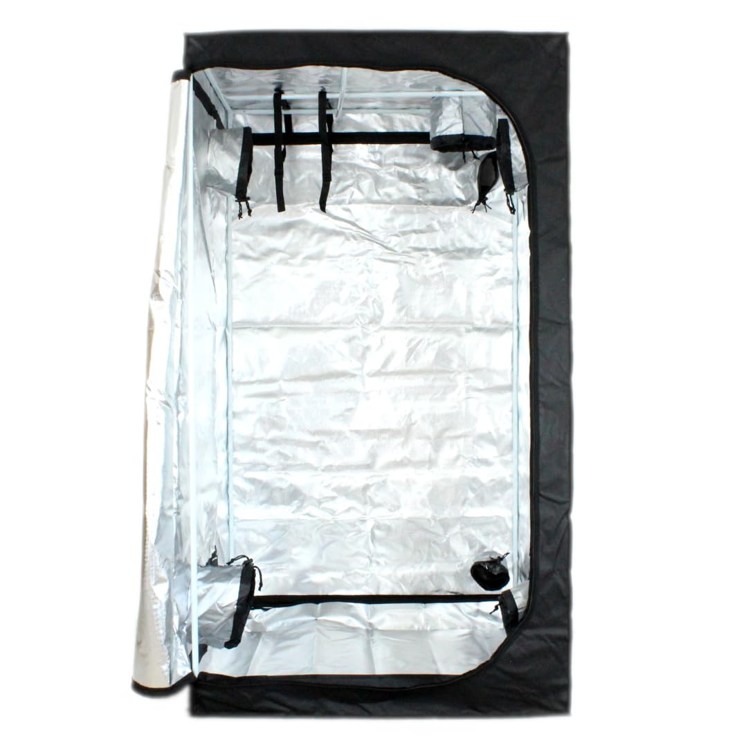 Tente de culture, 100 x 100 x 180 cm, noir, tente de culture, armoire de culture