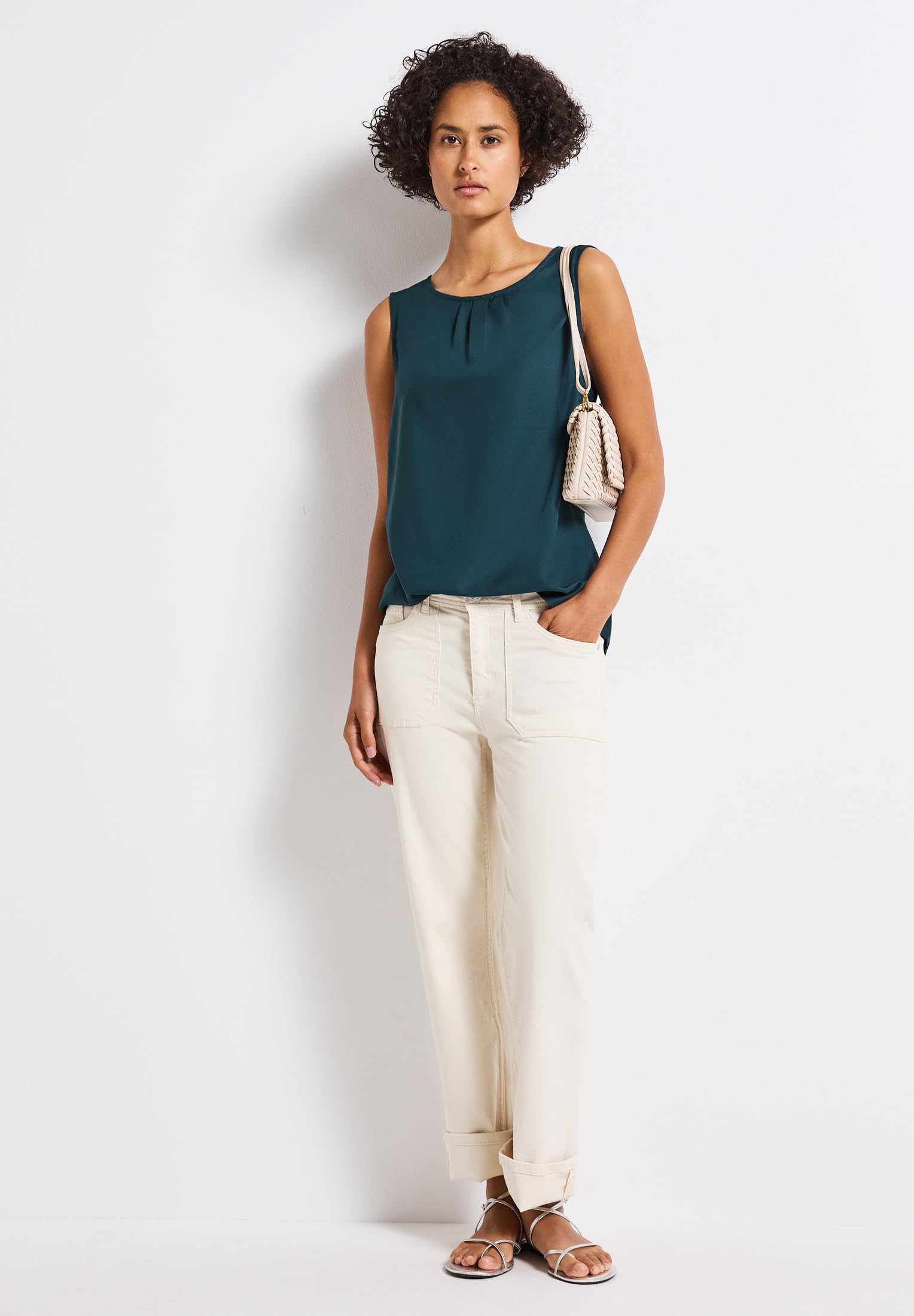 Street One 3411873 Blusa con Fruncido Mujer
