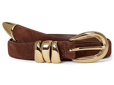 Madewell Triple Metal Keeper Belt: Suede Women