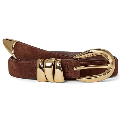 Madewell Triple Metal Keeper Belt: Suede Women