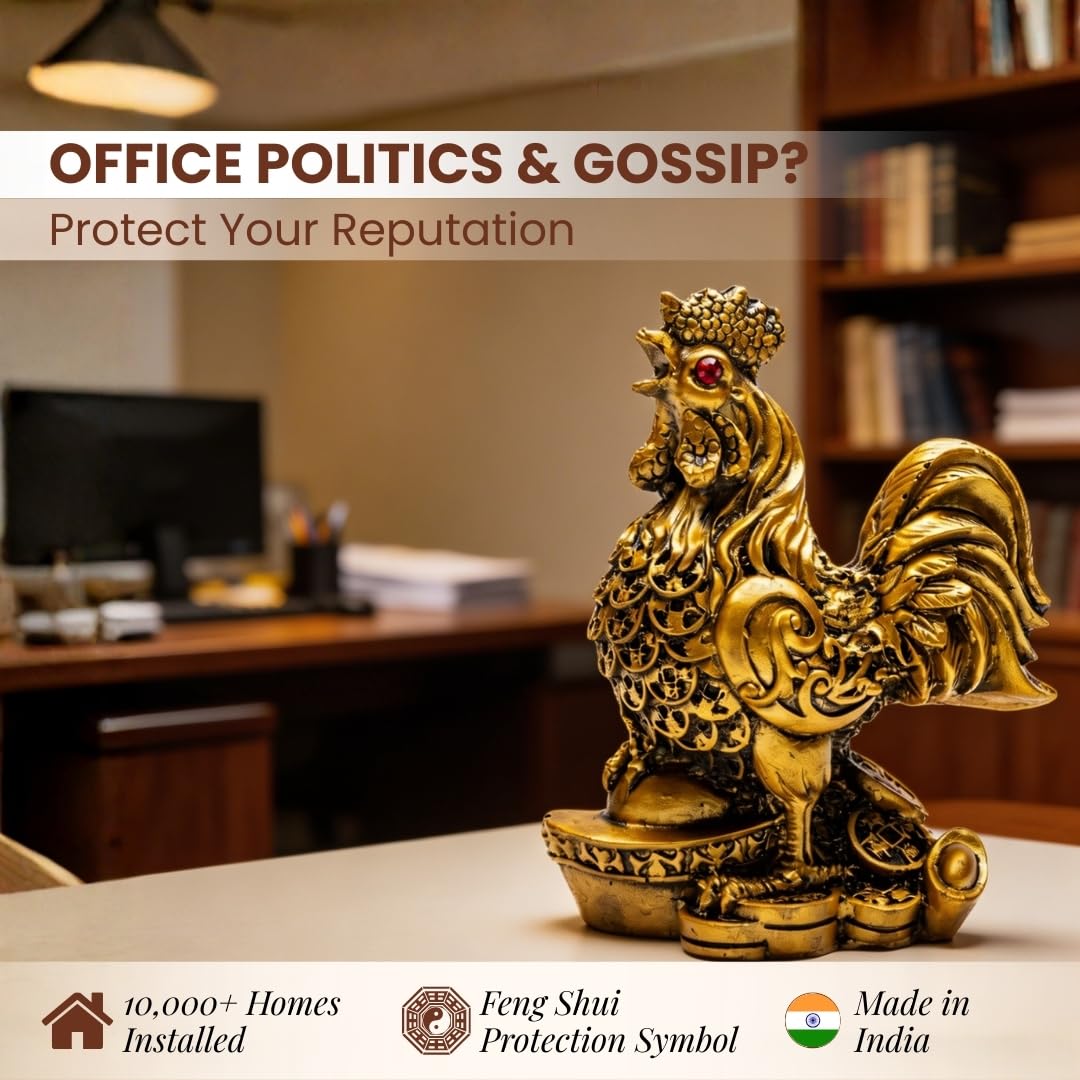 Rooster Statue Feng Shui - Good Luck & Protection -2 Rooster Statue Feng Shui - Good Luck & Protection -2