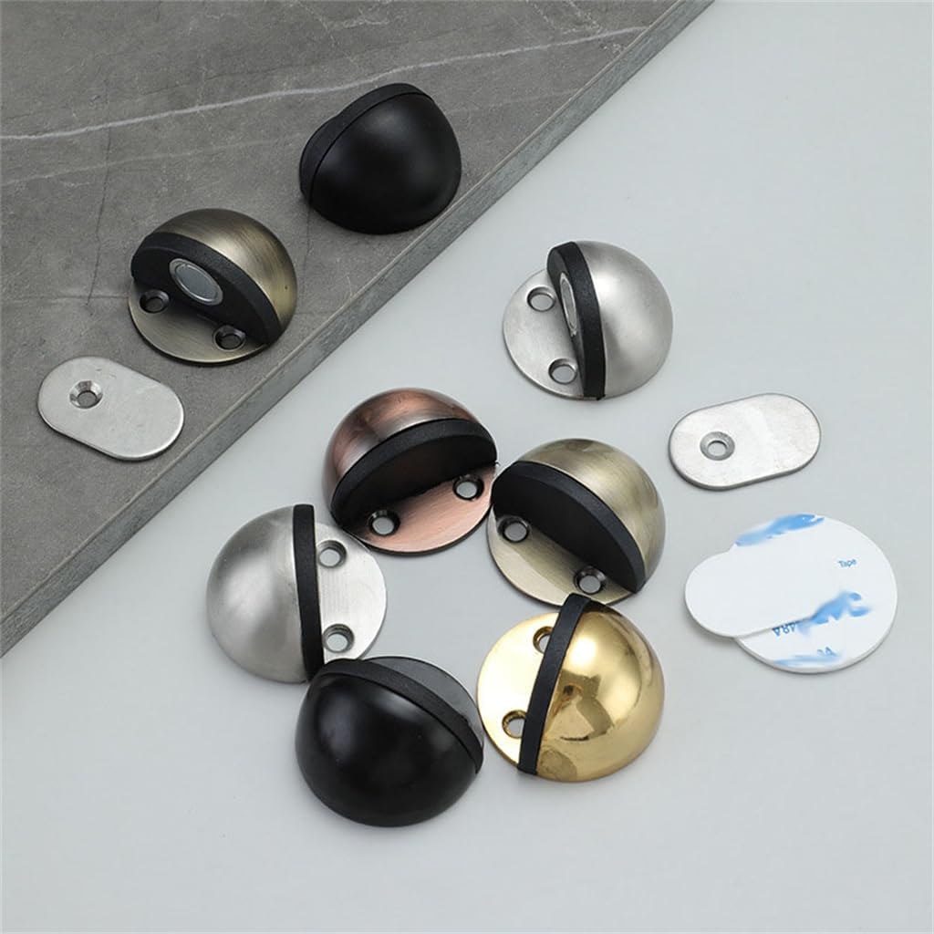with Magnetic Free Punching Silent Suction Hemisphere Anti-Collision Door Thickened Rubber File