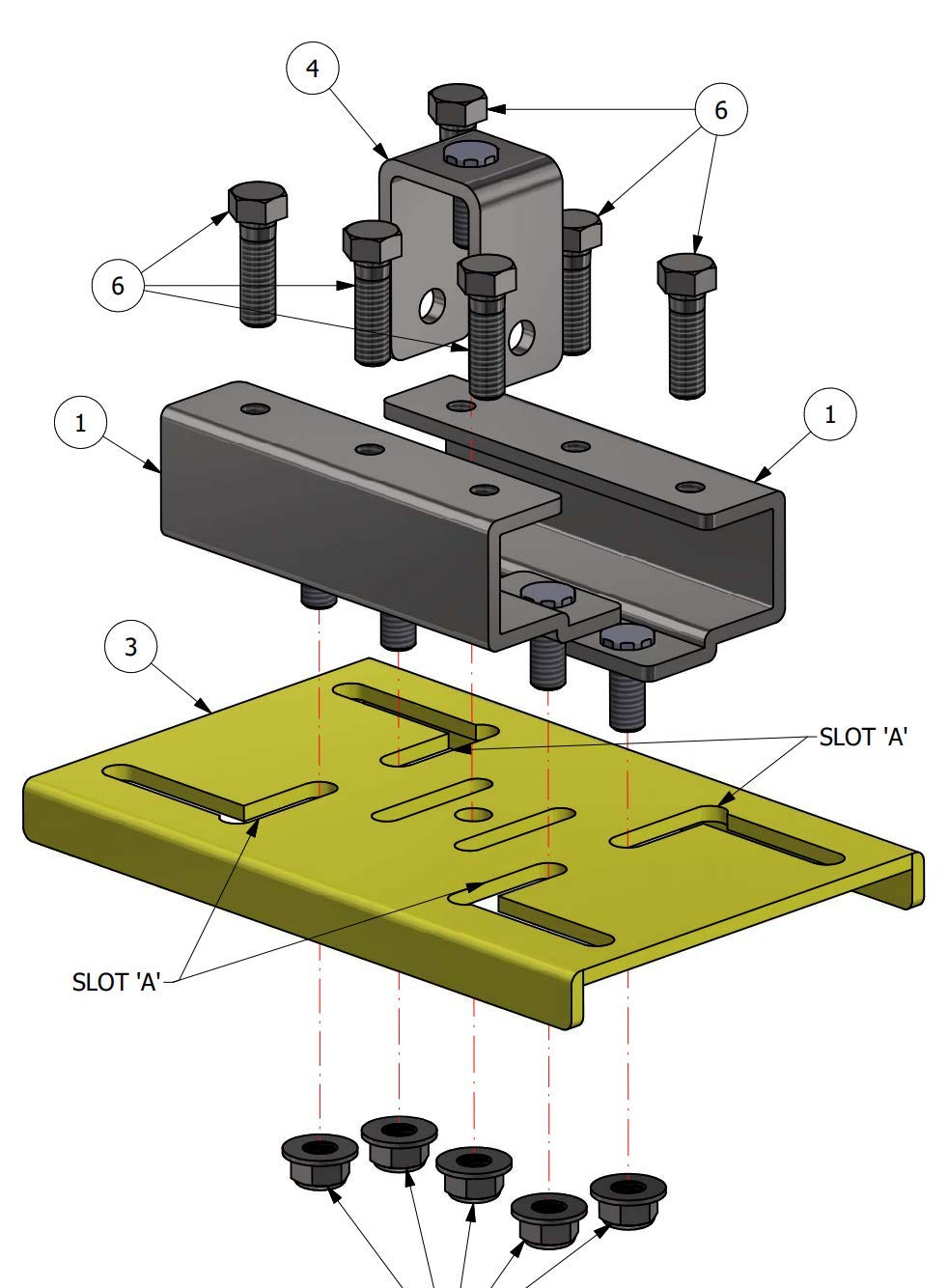 PRO Mountings Heavy Punching Bag IBeam Mount for up to 300 lb Boxing