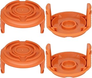 Thten GT Trimmer Replacement Spool Cap Covers,WA6531 Trimmer Cap Compatible with Worx WG155 WG180 String Trimmers,50006531 Trimmer Line Cover,Weed Eater Spool Cap for Worx Parts (4 Pack)
