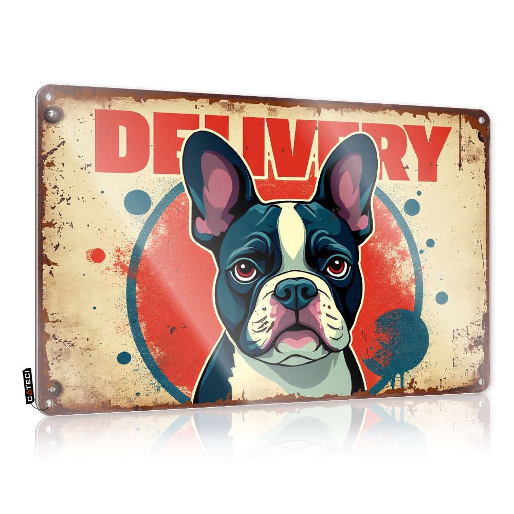 Fzfn Colour Delivery Dog Service Logo Nice Western - Halloween Retro Wall Art Wall Art Decoration(30X40cm)