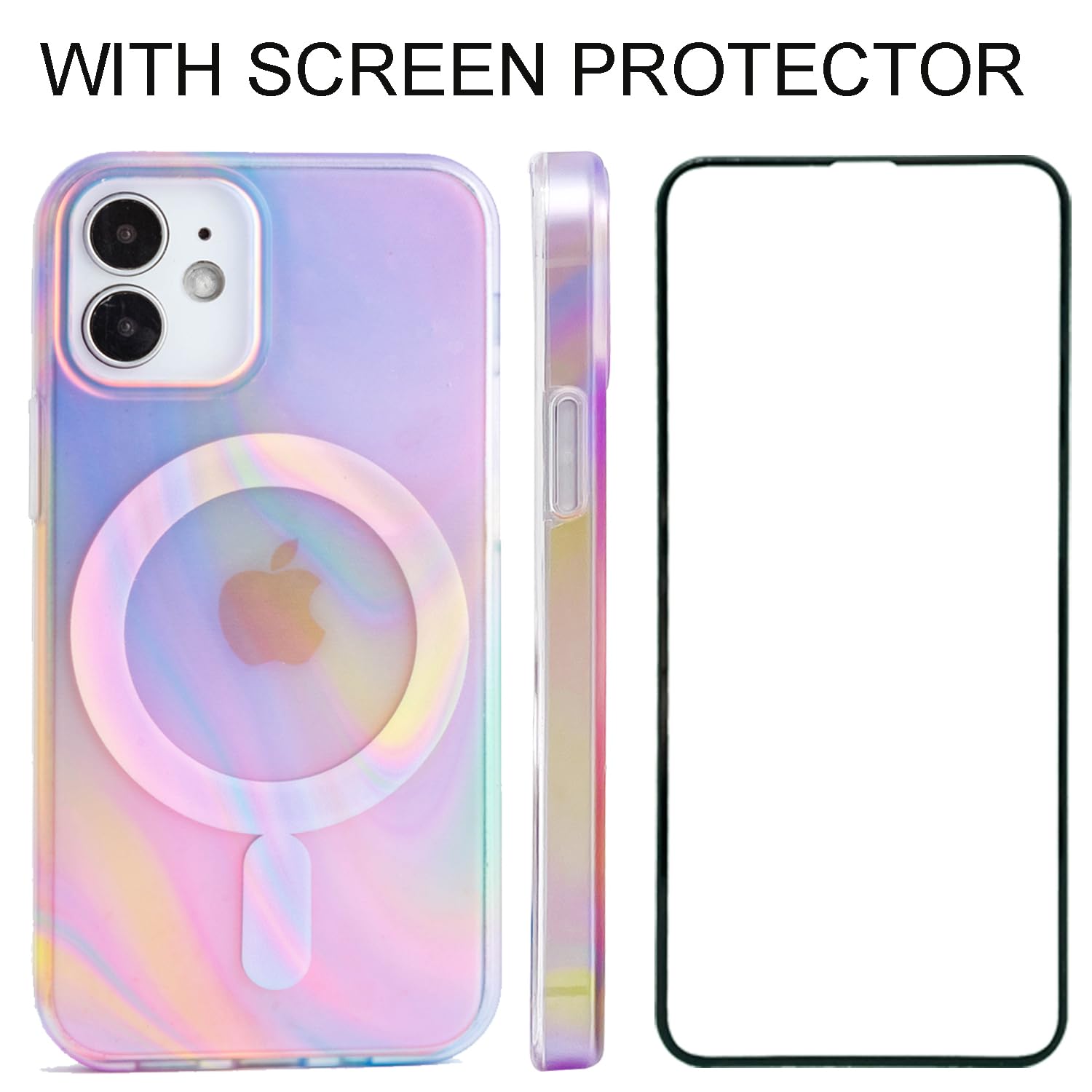 Schillernde Hologramm Hülle Für IPhone 12 Mini - TPU+PC, Stoßfest, Kabellos Ladefähig