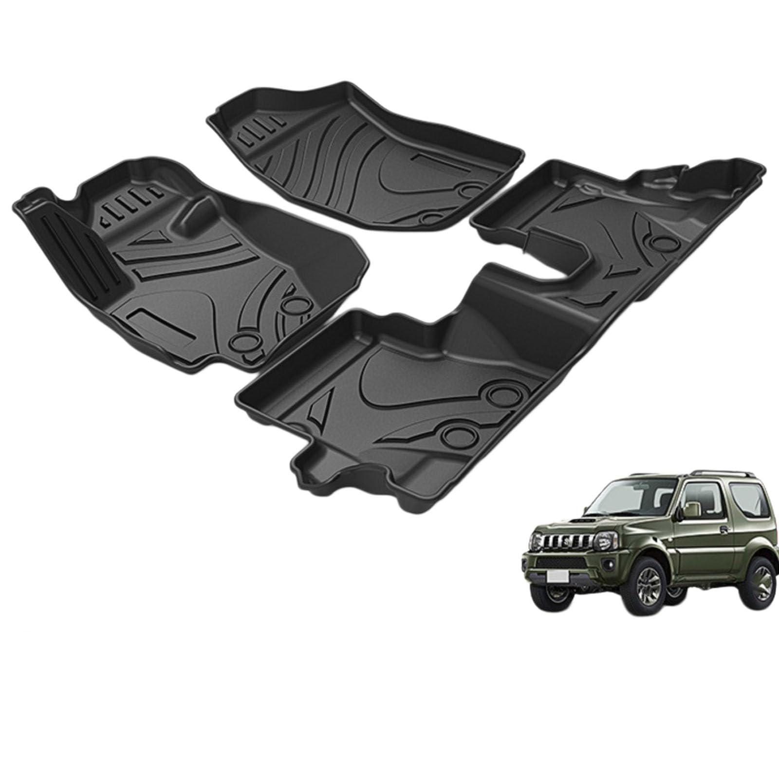 PAPEP Floor Mats for Suzuki Jimny 3-door 2019-2020 RHD