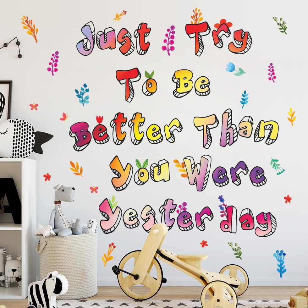 Vinilos Decorativos con Frases Motivacionales x4 12x18 pulg miniatura 3