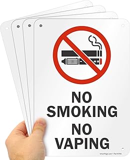 SmartSign “No Smoking No Vaping†Sign | 7