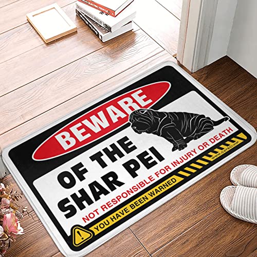 Tapis d'extérieur ferme Shar Pei absorbant et robuste
