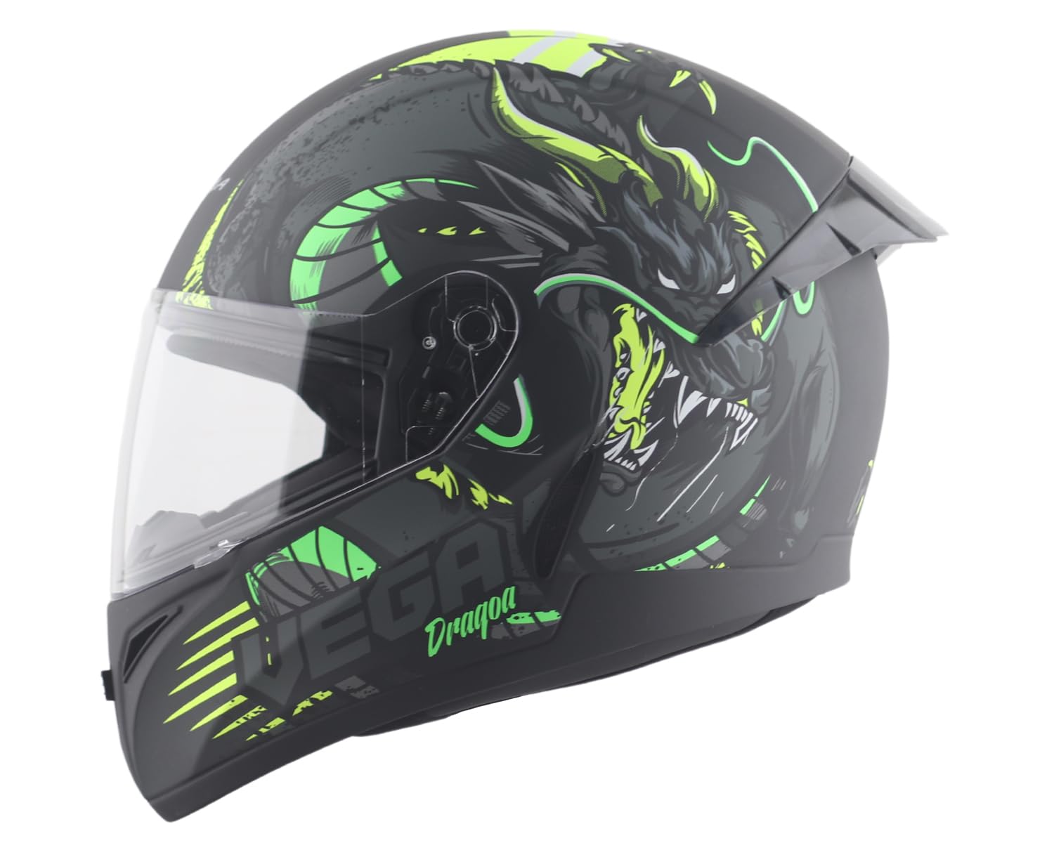 VEGA Voyager DRAGOA! Full Face Riding Helmet Black - Image 1