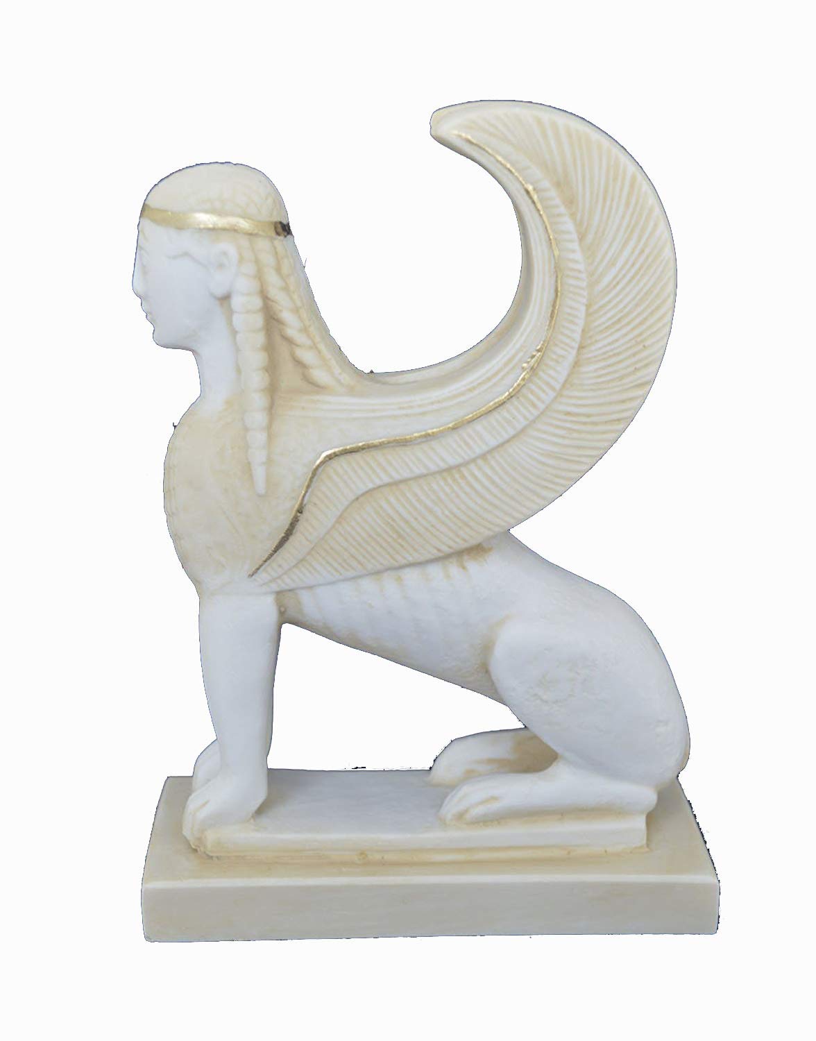 Buy Estia Creations Sphinx sculpture aged statue ancient Greek mythical